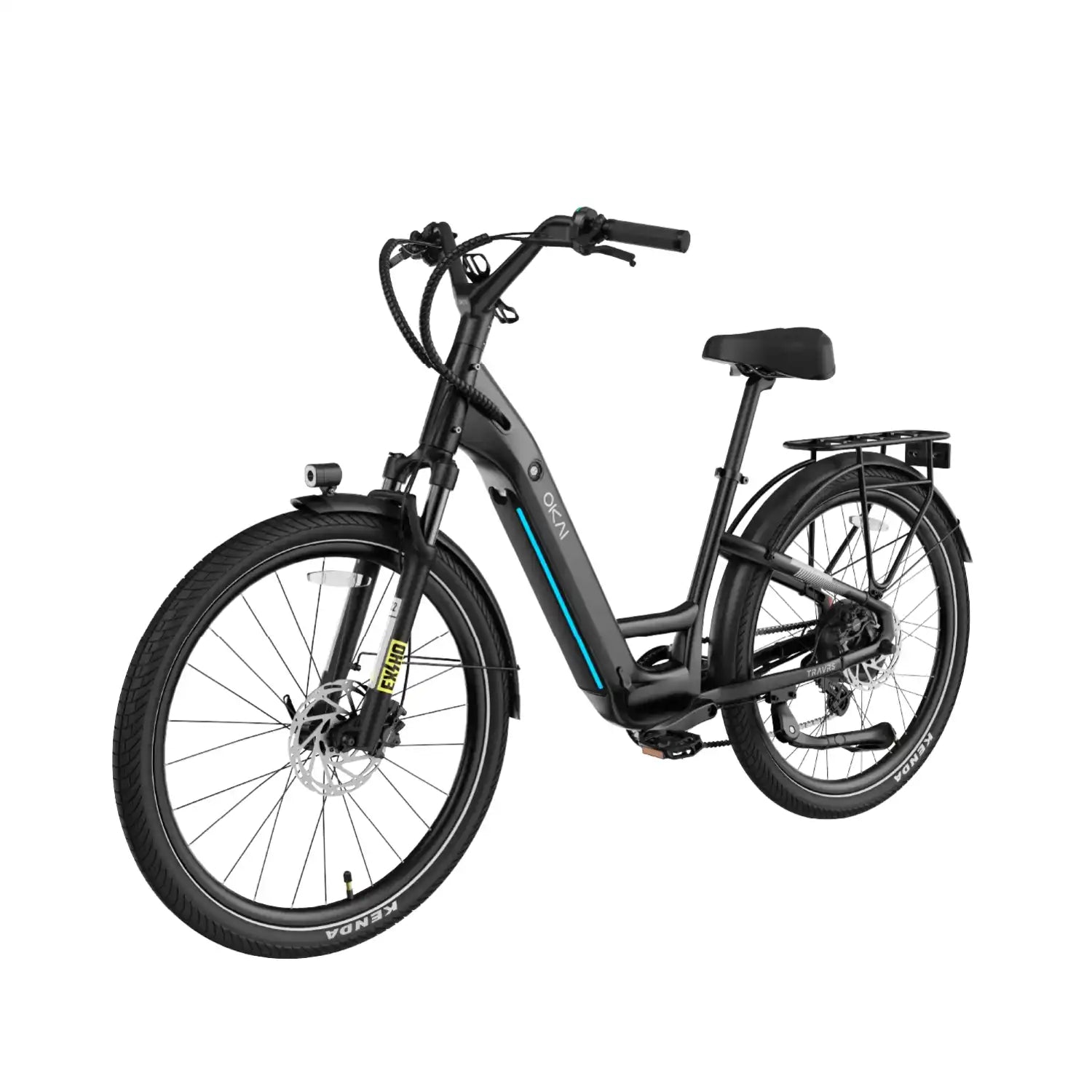 track electric bicycle Lectric XP4 750 Step-Thru Bike in Tempest Grey | Adult Folding Electric Bike | Class 3 eBike rigid fork Electric Bikes for Adults &