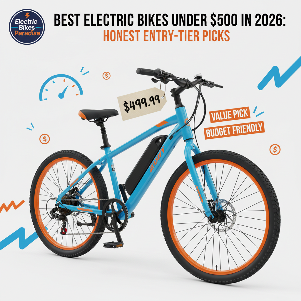 Best Electric Bikes Under $500 in 2026: Honest Entry-Tier Picks