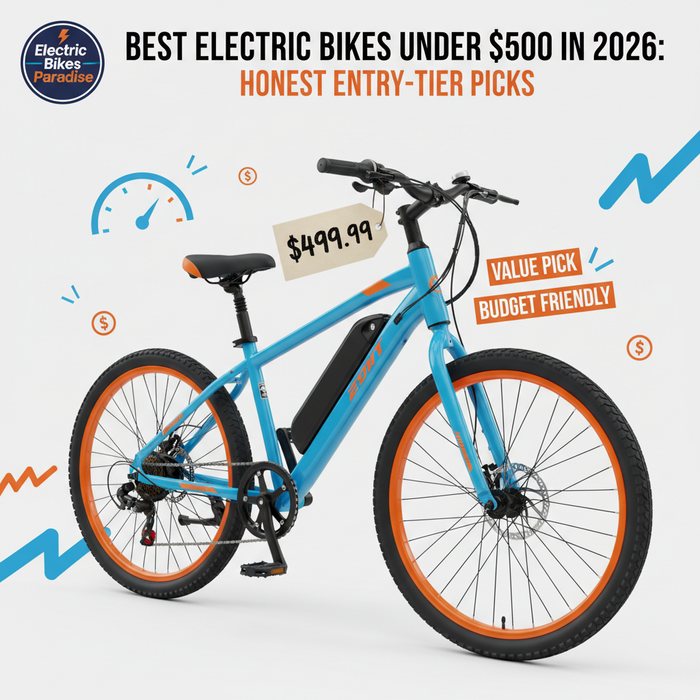 Best Electric Bikes Under $500 in 2026: Honest Entry-Tier Picks