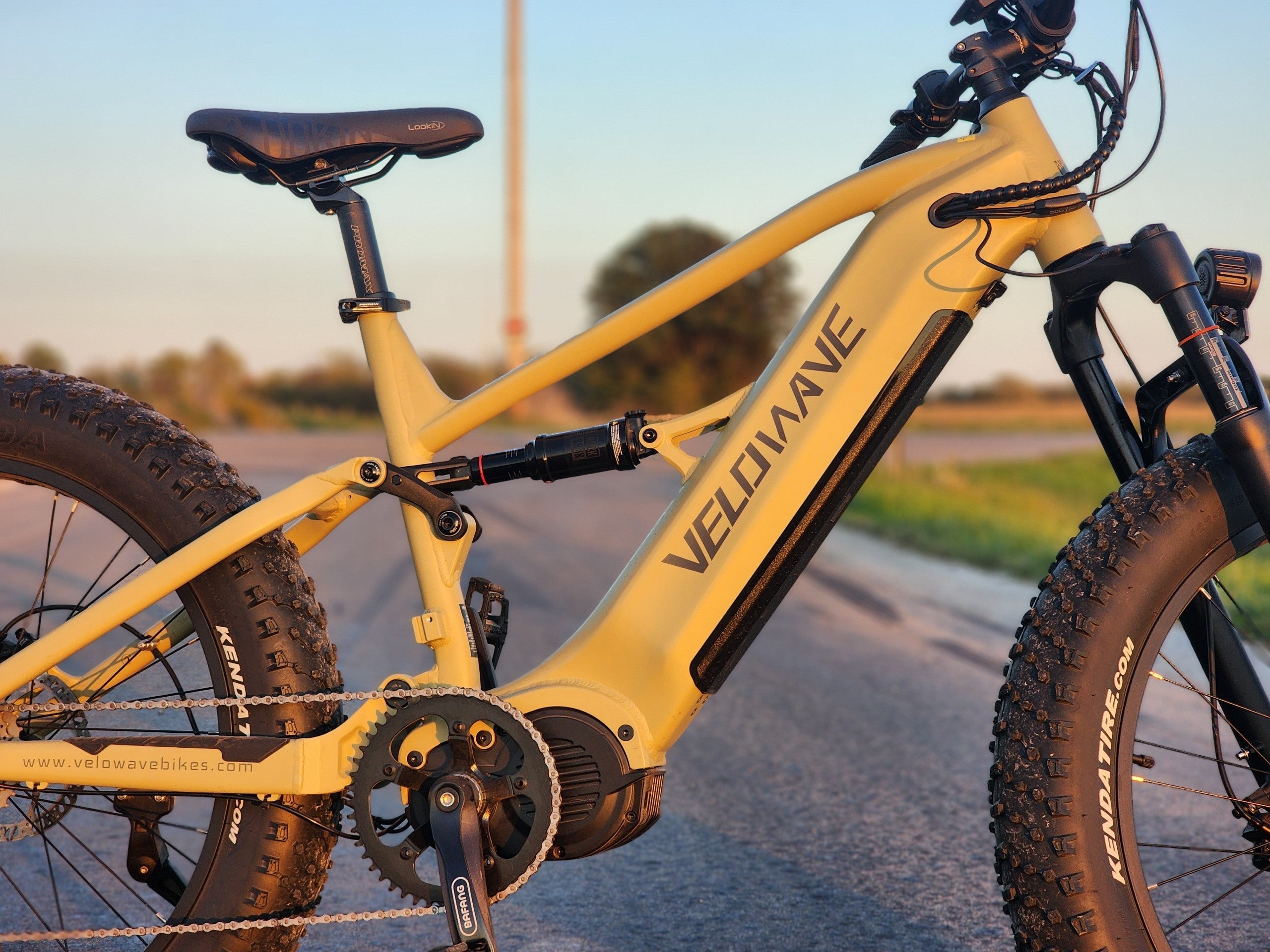 Velowave Brawny XM Full Suspension Electric Mountain Bike