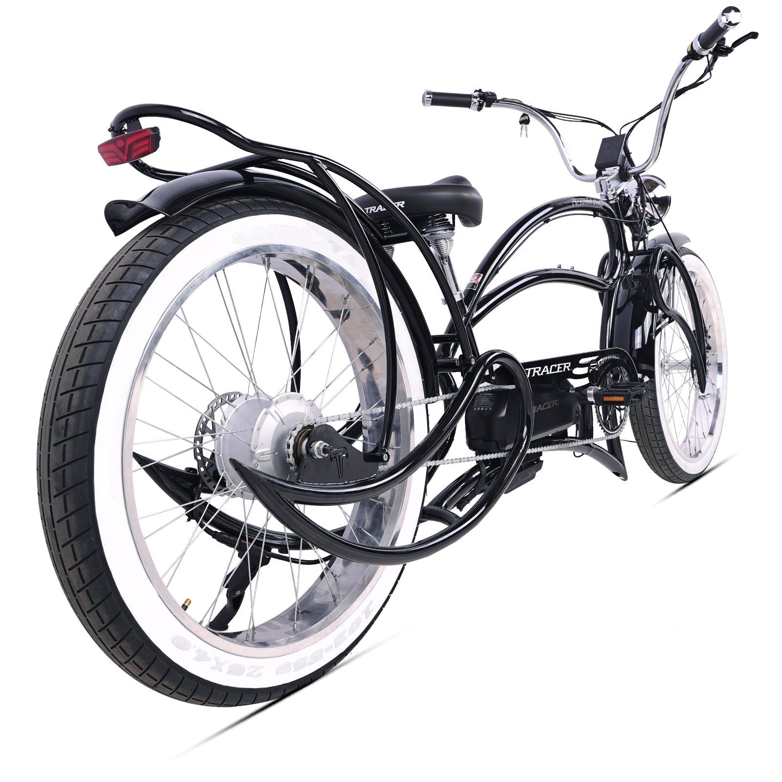 Tracer Beyond Pro 1000W Classic Stretch Chopper Electric Bike