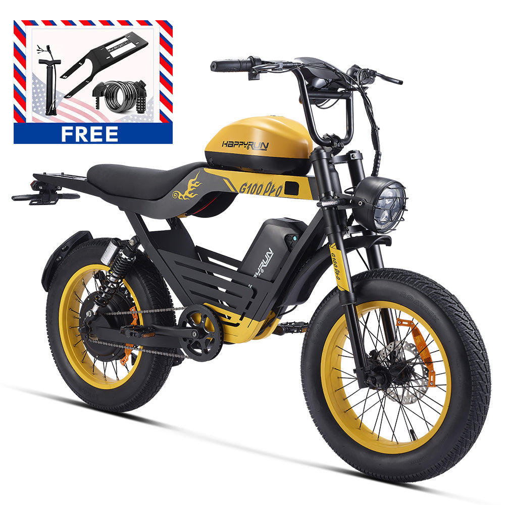 HappyRun Tank G100 Pro 6000W Dual Battery Electric Bike