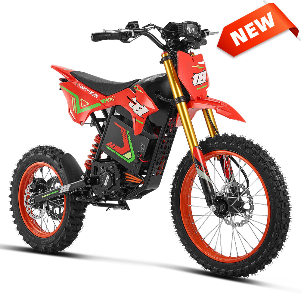 HappyRun F18 6000W Mid-Drive Electric Dirt Bike