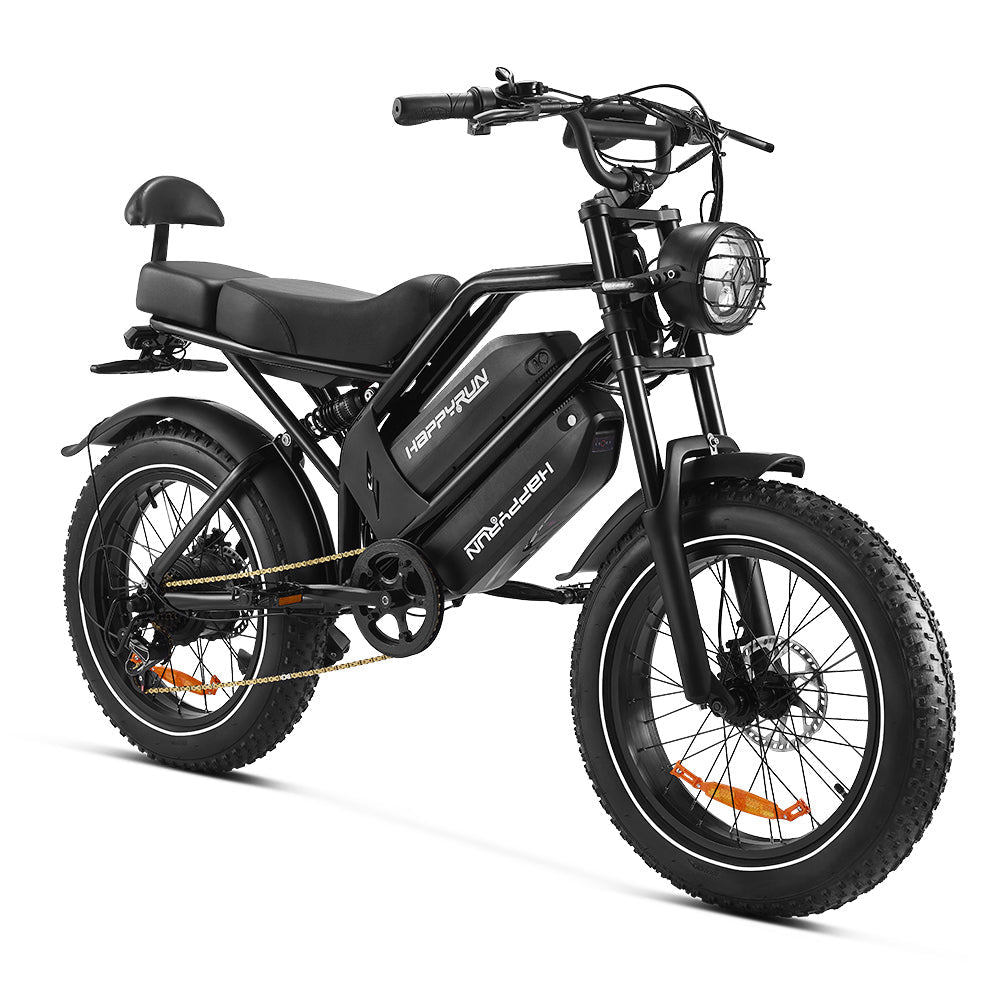 HappyRun Tank G70 2000W Dual Battery Cargo Electric Bike
