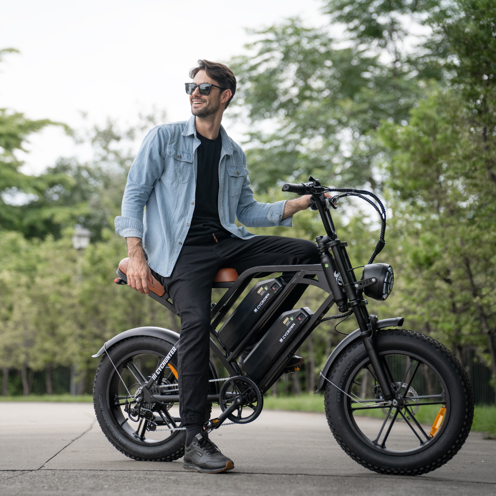 Cycrown CycHunter Moped-Style Electric Bike