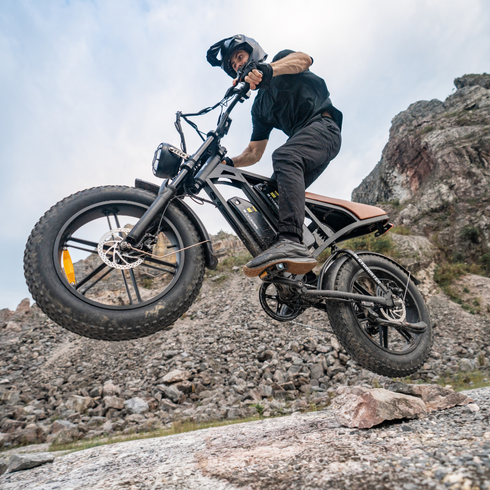 Cycrown CycHunter Moped-Style Electric Bike