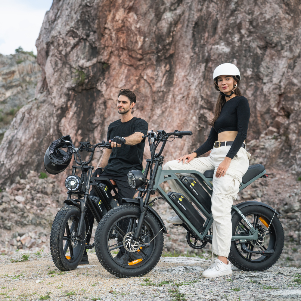 Cycrown CycHunter Moped-Style Electric Bike