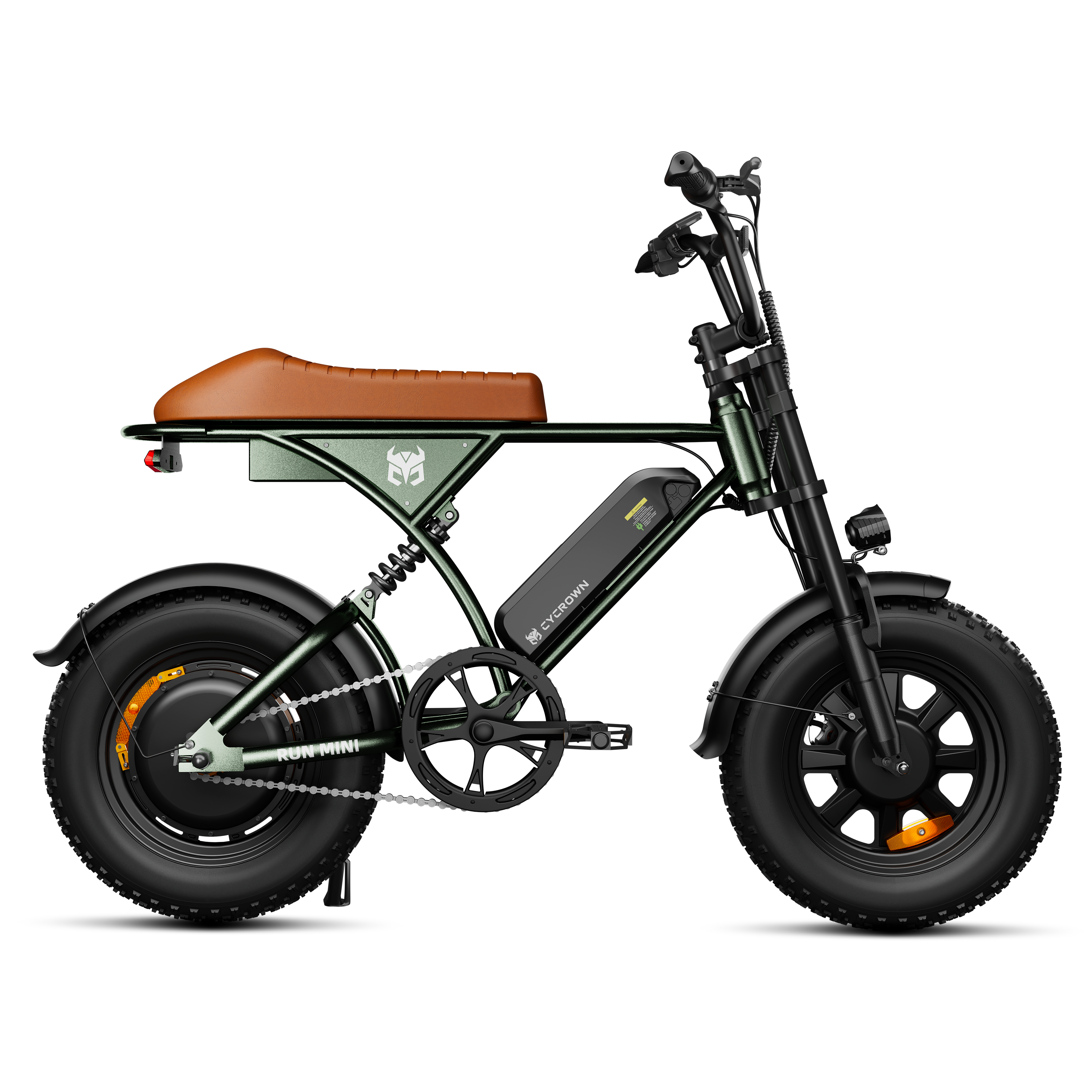 Cycrown Run Mini Vintage Moped Electric Bike
