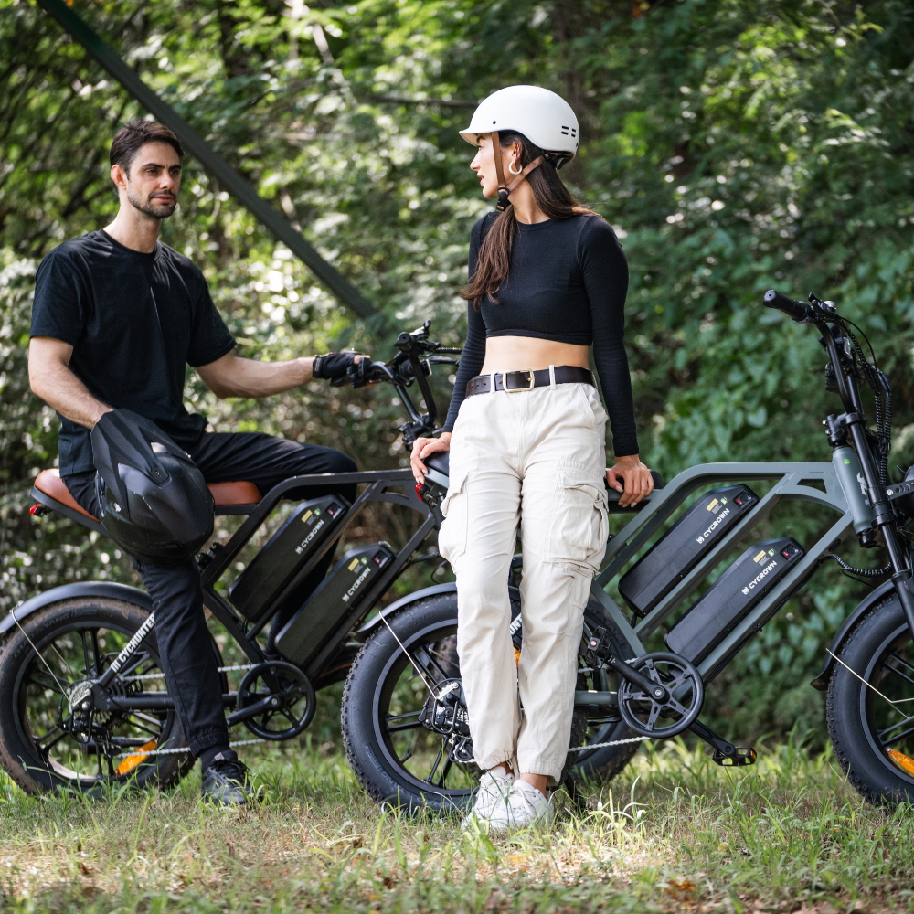 Cycrown CycHunter Moped-Style Electric Bike