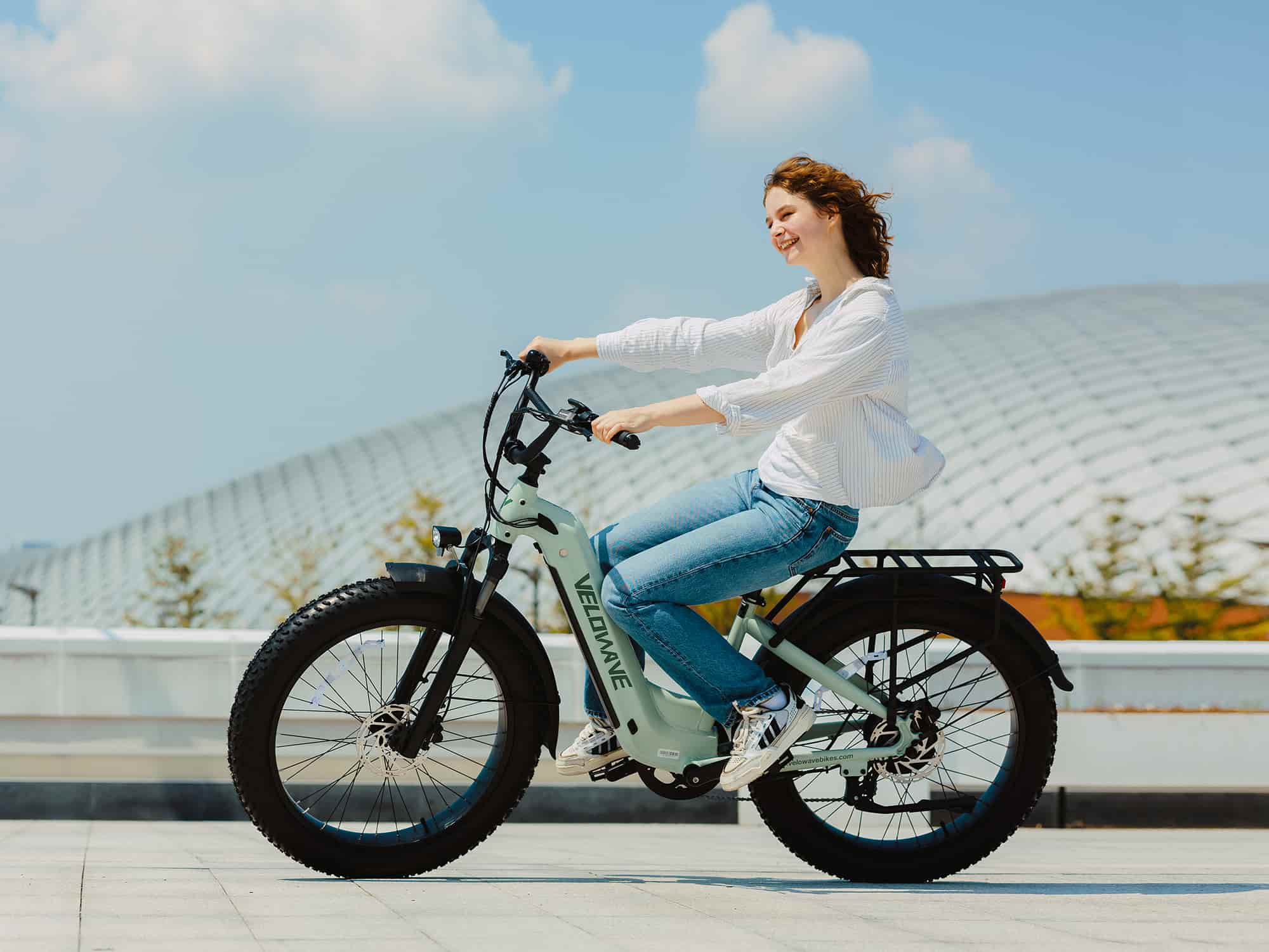 Velowave Ranger 3.0 Step Thru Torque Sensor Fat Tire Electric Bike