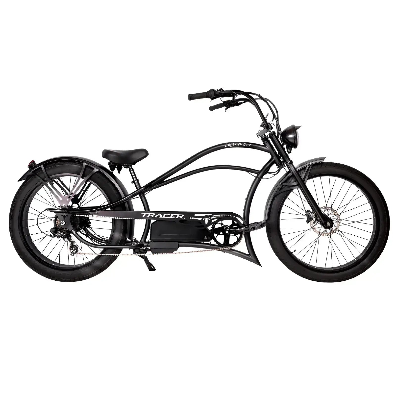 Tracer Legend GT7 1000W Stretch Cruiser Chopper Electric Bike
