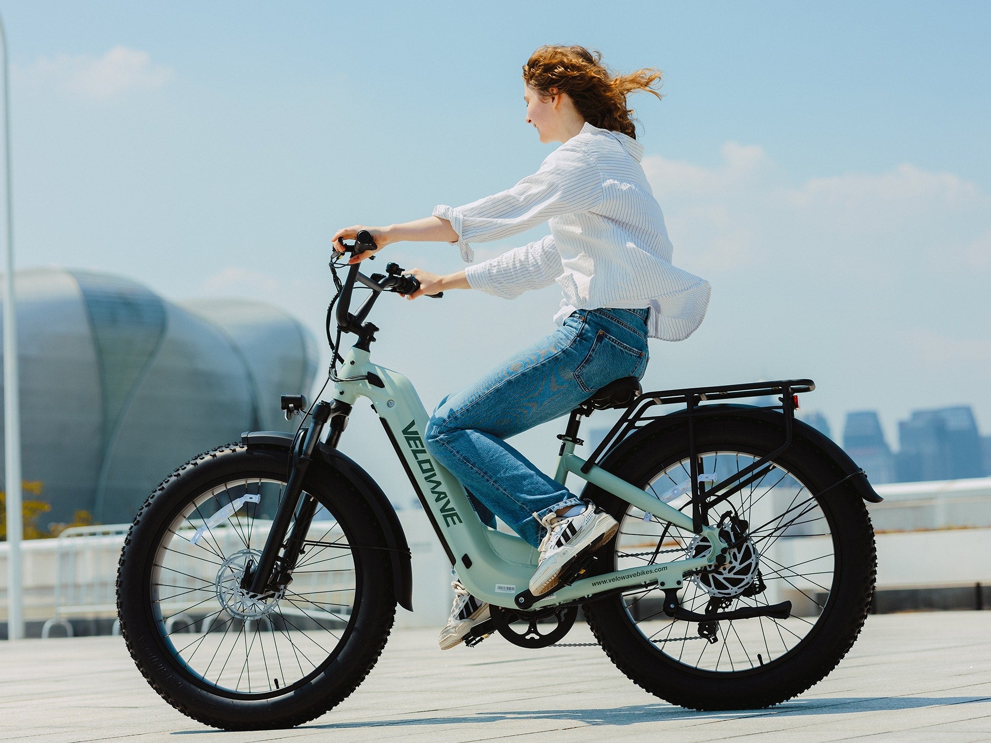 Velowave Ranger 3.0 Step Thru Torque Sensor Fat Tire Electric Bike