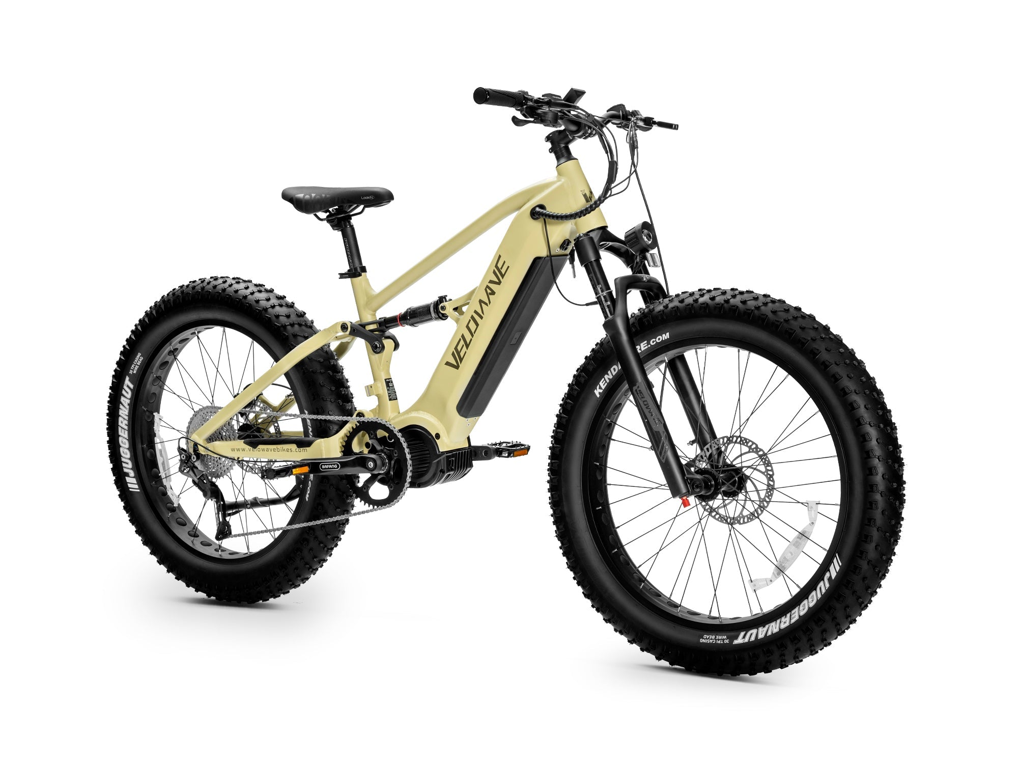 Velowave Brawny XM Full Suspension Electric Mountain Bike