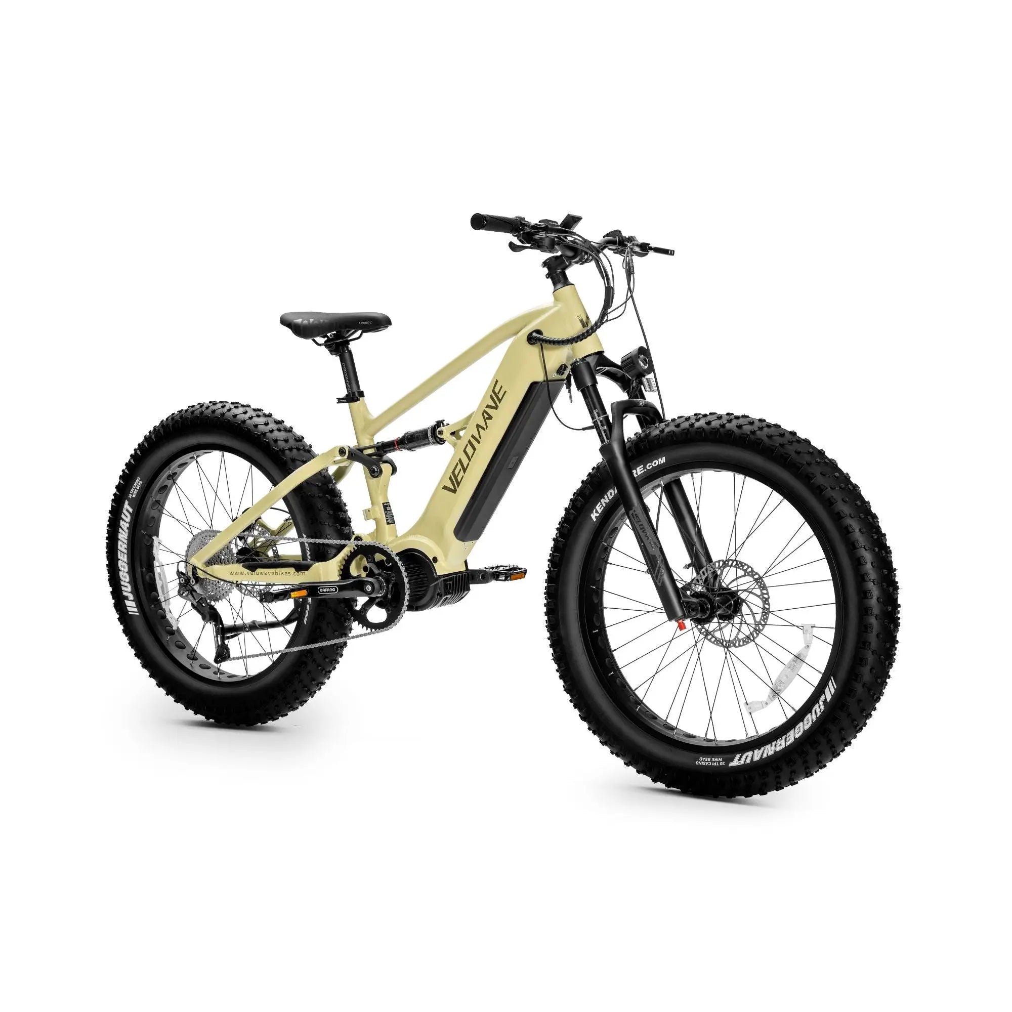Velowave Brawny XM Full Suspension Electric Mountain Bike 