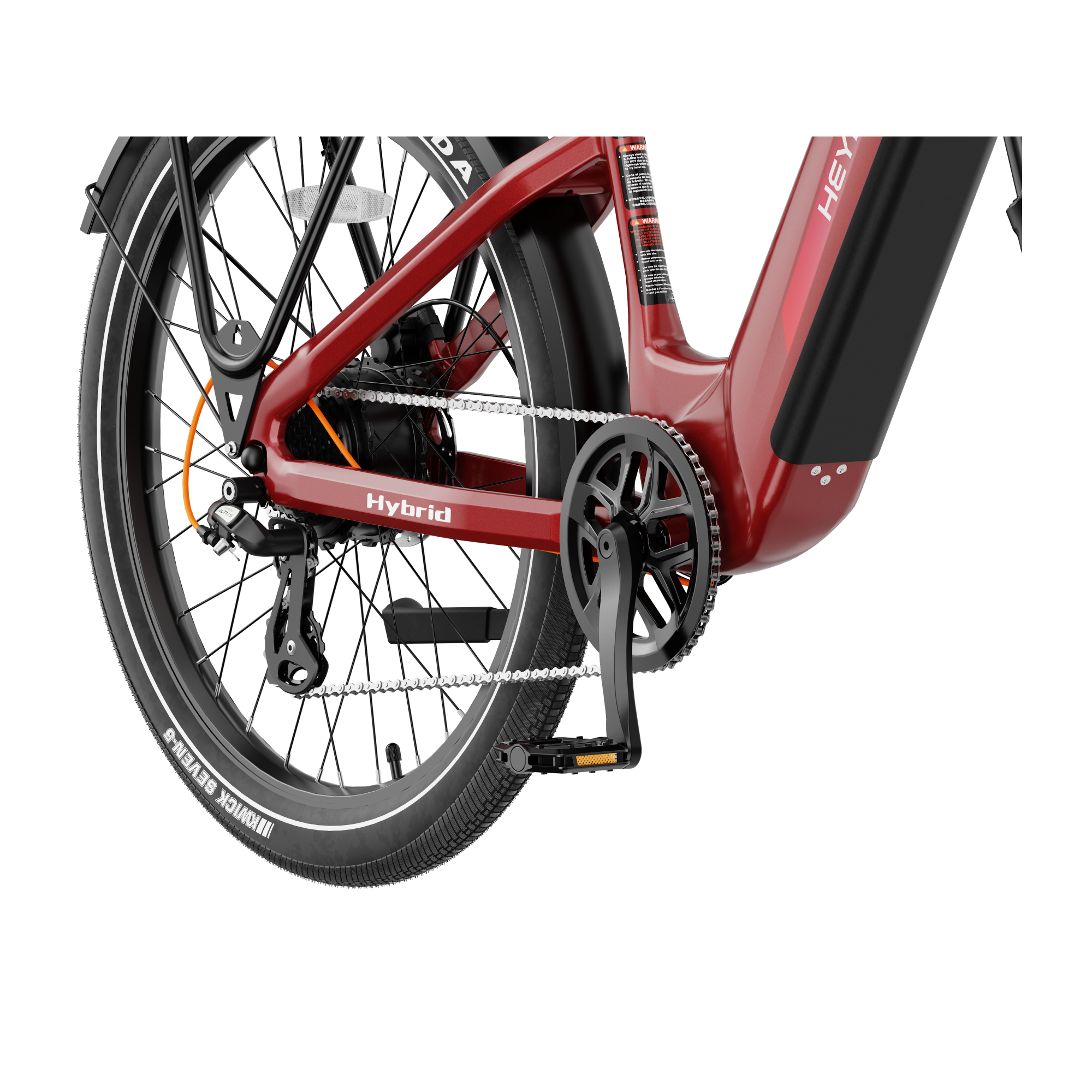 Heybike Hybrid 750W 100-Mile Range Commuter Electric Bike