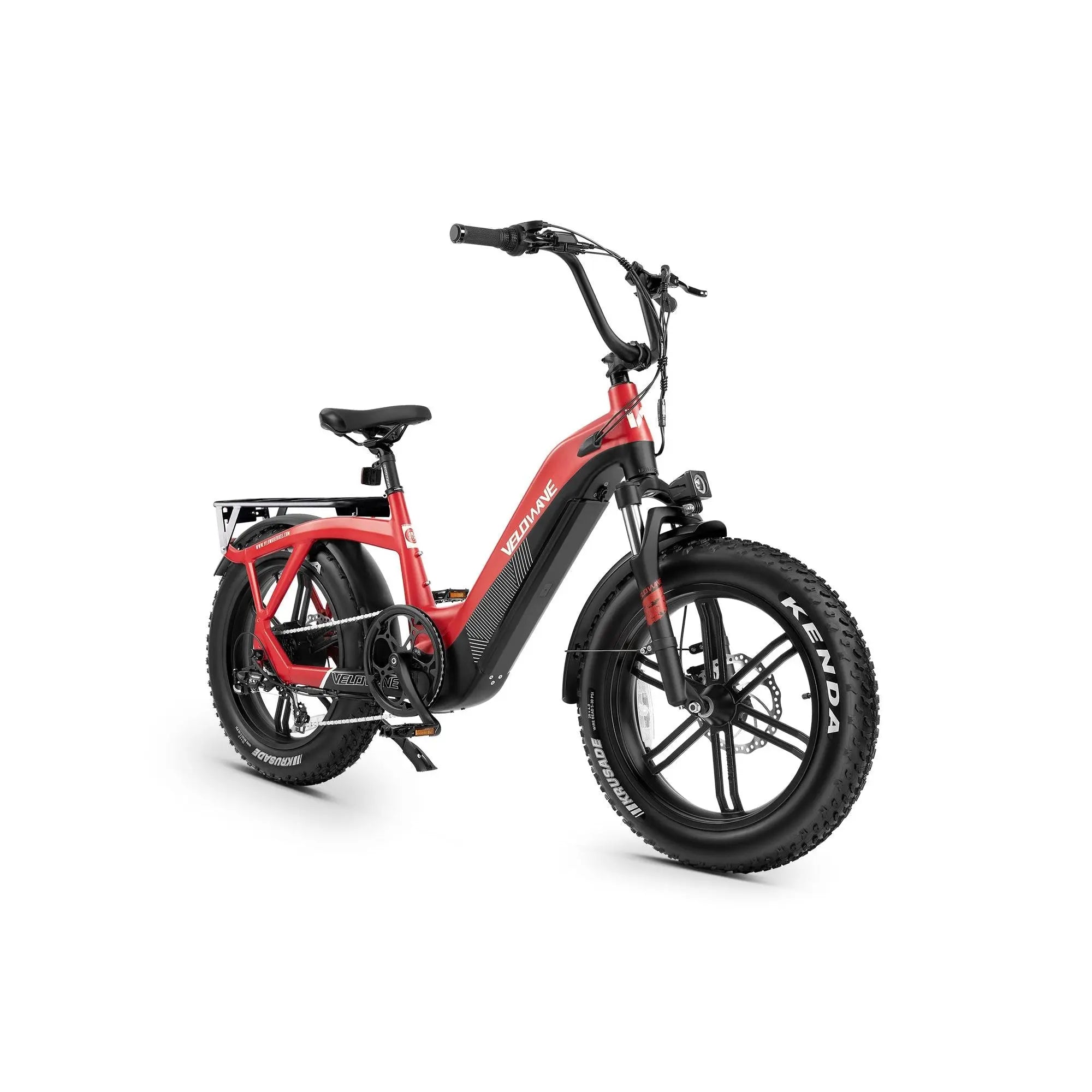 Velowave Pony Compact Step Thru Fat Tire Electric Bike 