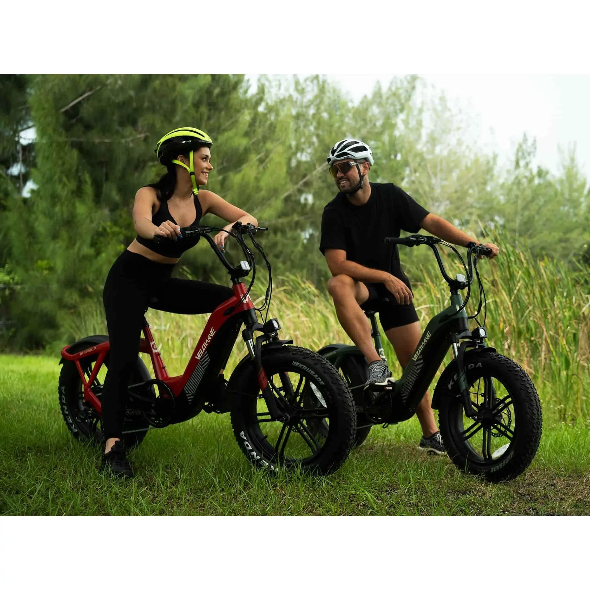 Velowave Pony Compact Step Thru Fat Tire Electric Bike 