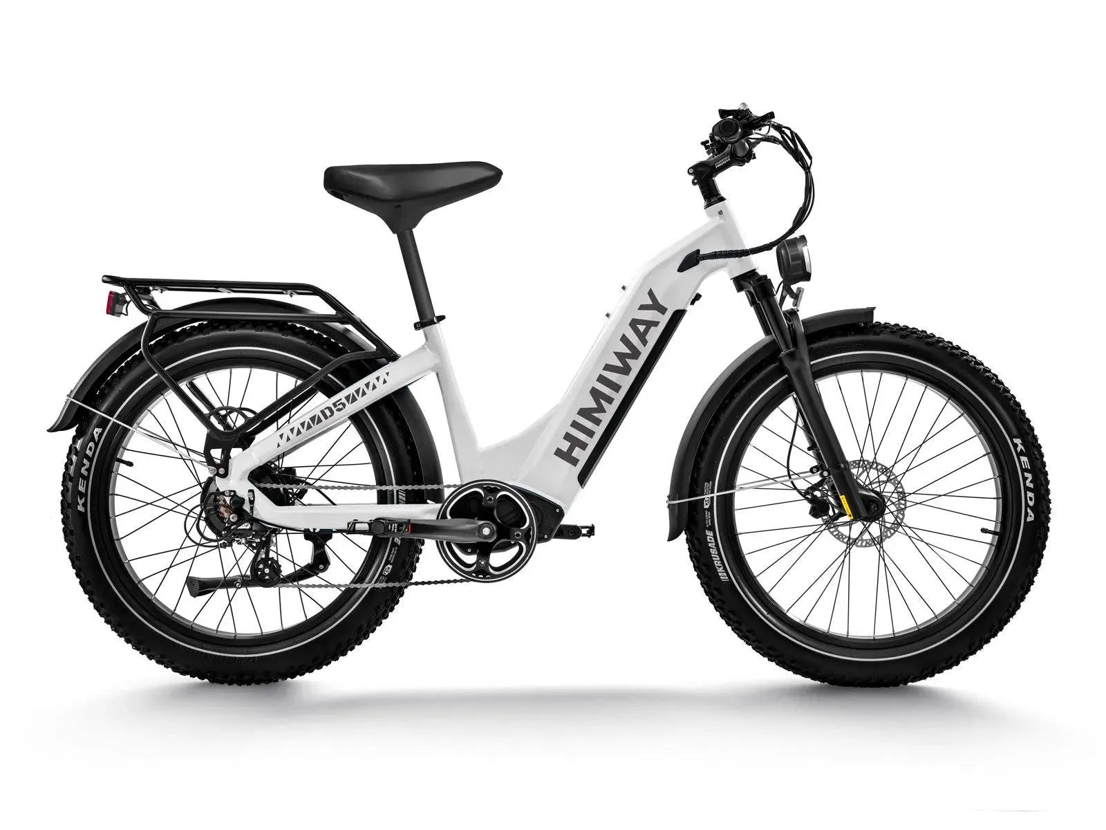 Himiway D5 Zebra Step-Thru Electric Fat Tire Bike  Electric Bikes Paradise