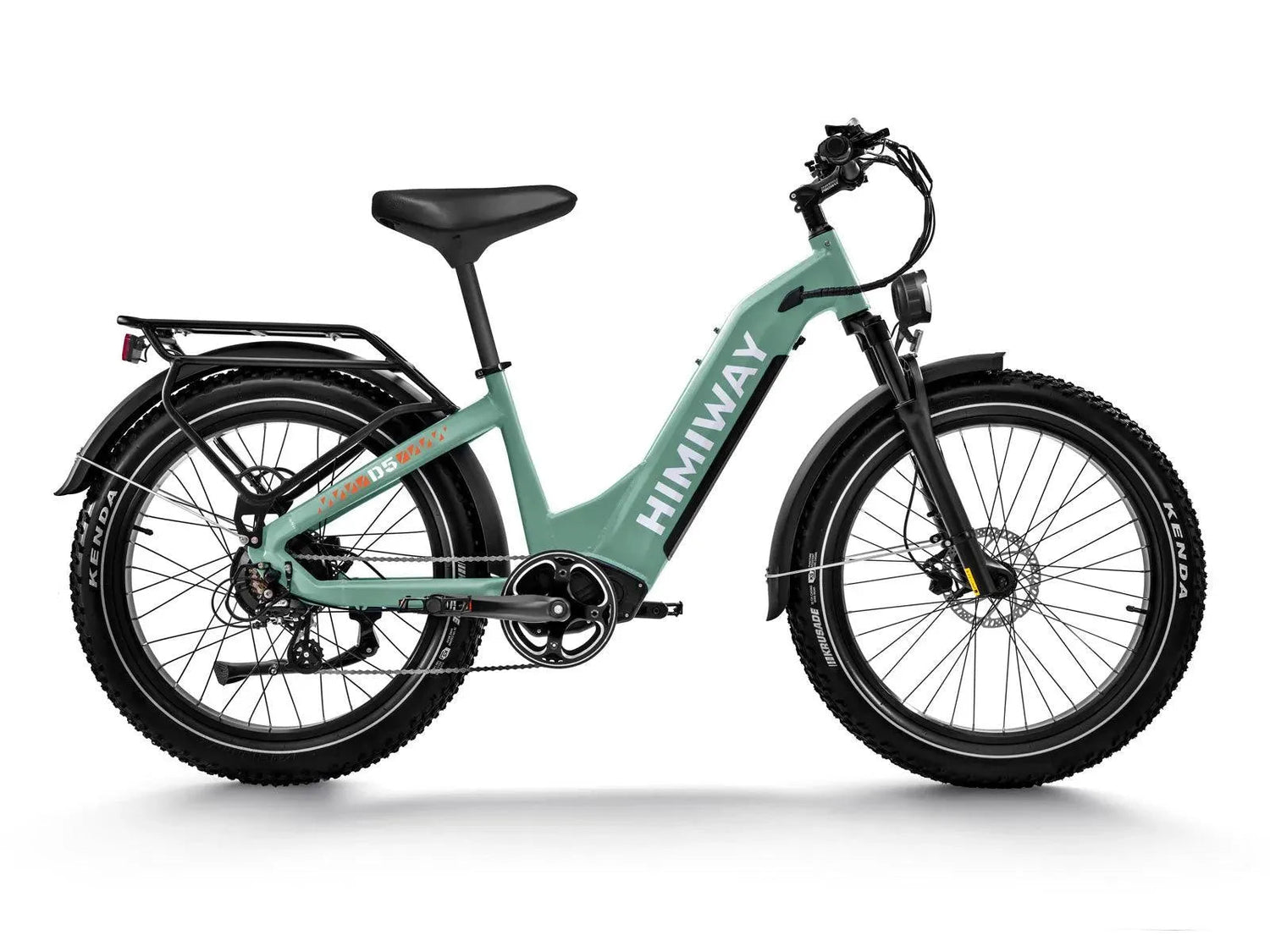 Himiway D5 Zebra Step-Thru Electric Fat Tire Bike  Electric Bikes Paradise