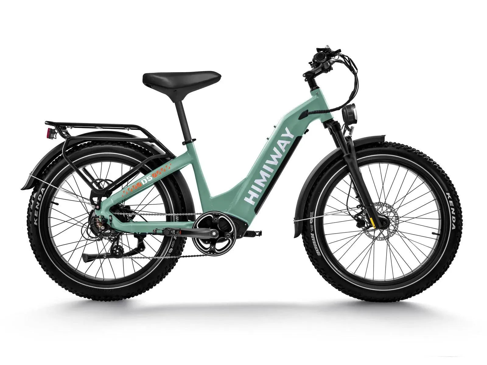 Himiway D5 Zebra Step-Thru Electric Fat Tire Bike  Electric Bikes Paradise