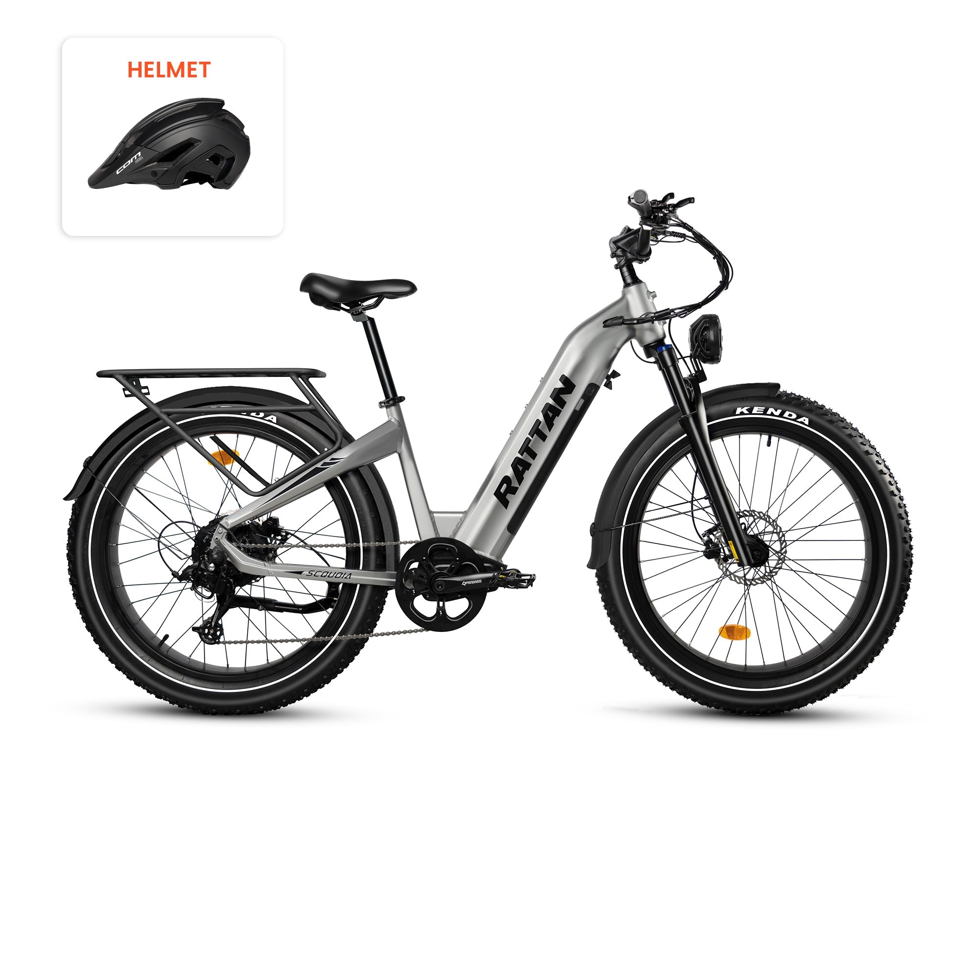 Rattan Sequoia Step Thru Fat Tire Electric Mountain Bike