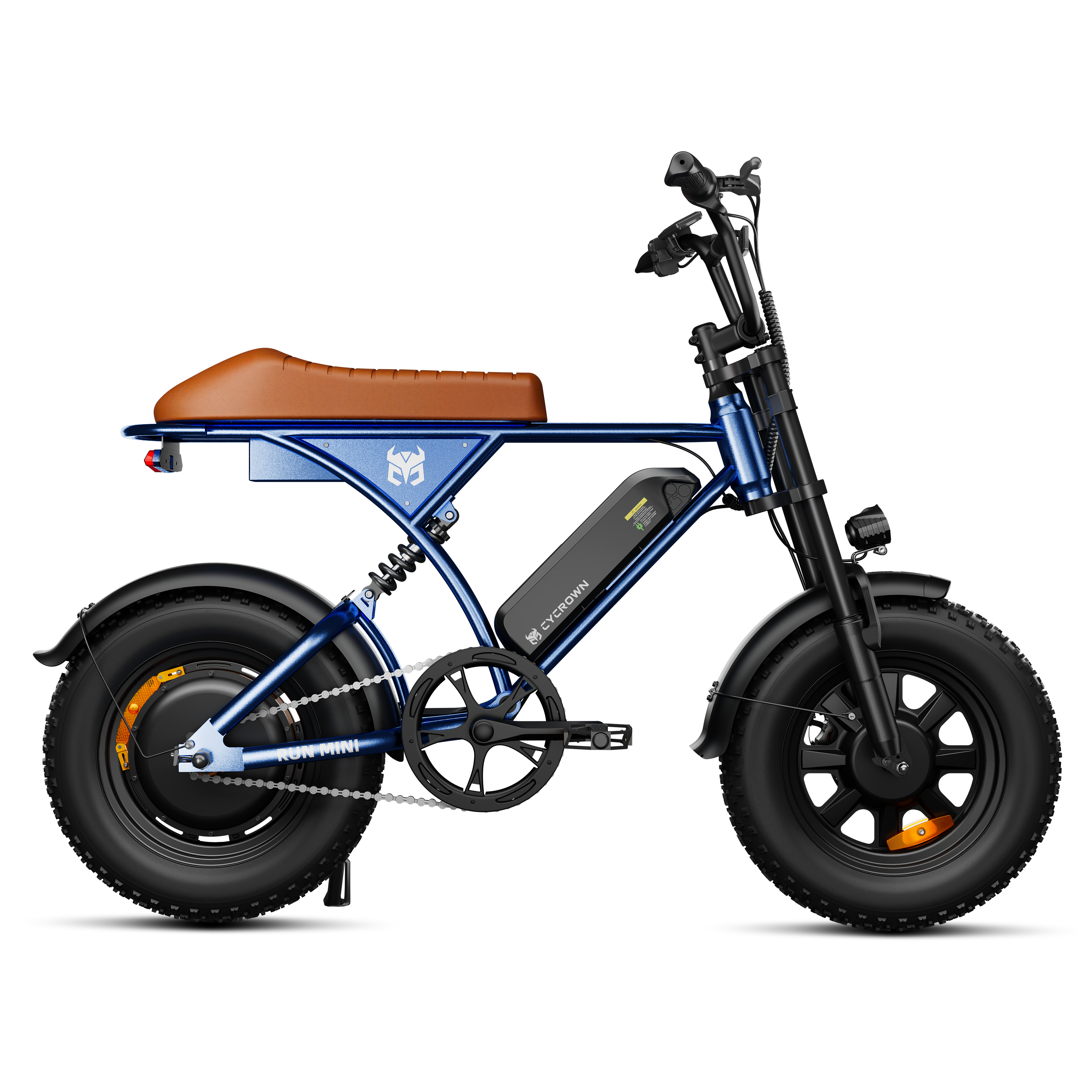 Cycrown Run Mini Vintage Moped Electric Bike