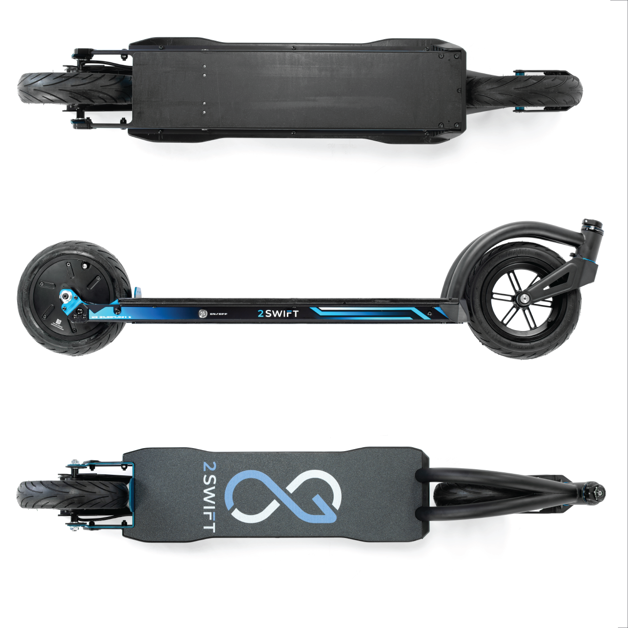 2Swift Mark II All-Terrain Electric Snowboard Style Board