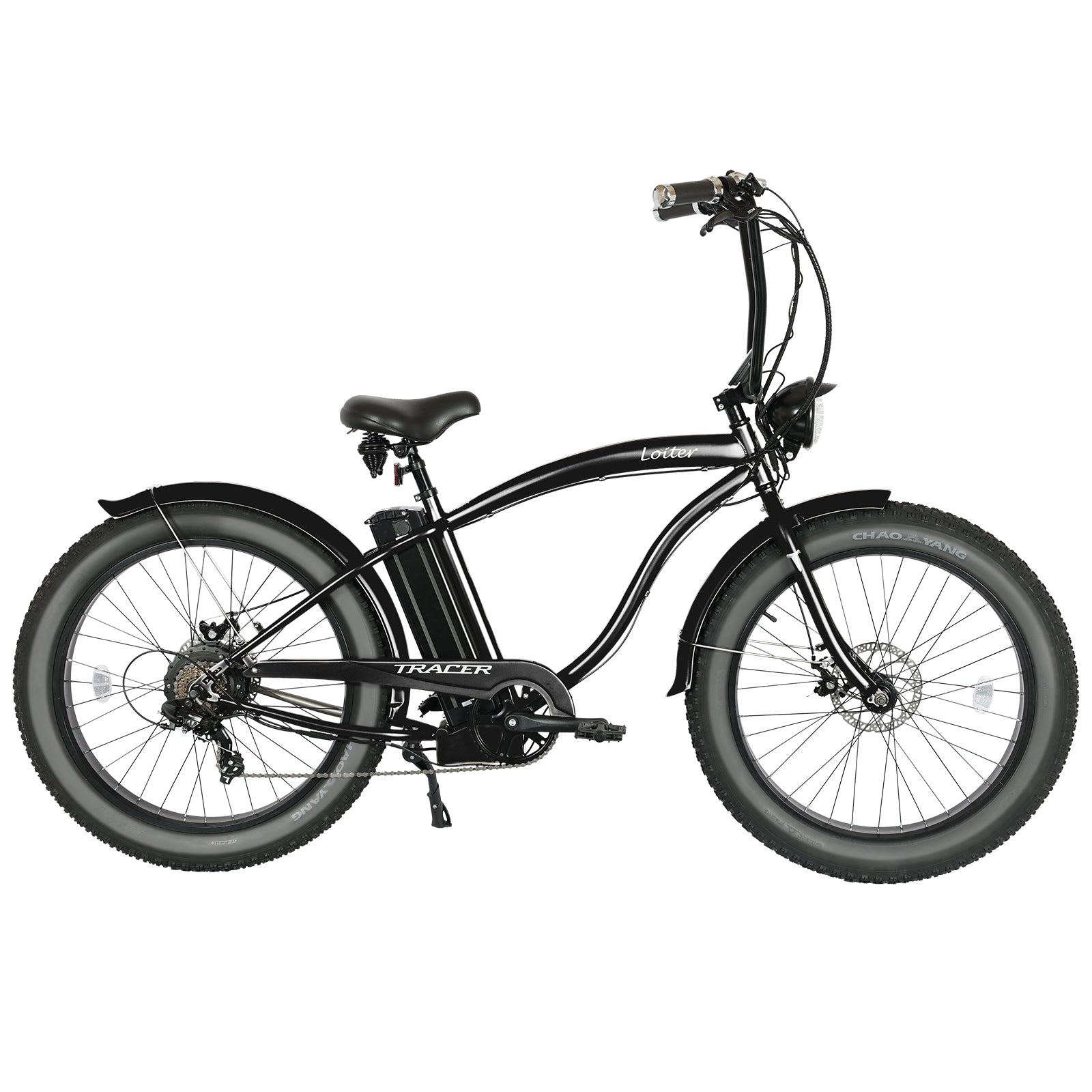 Tracer Loiter 800W 48V Fat Tire Electric Cruiser Bike