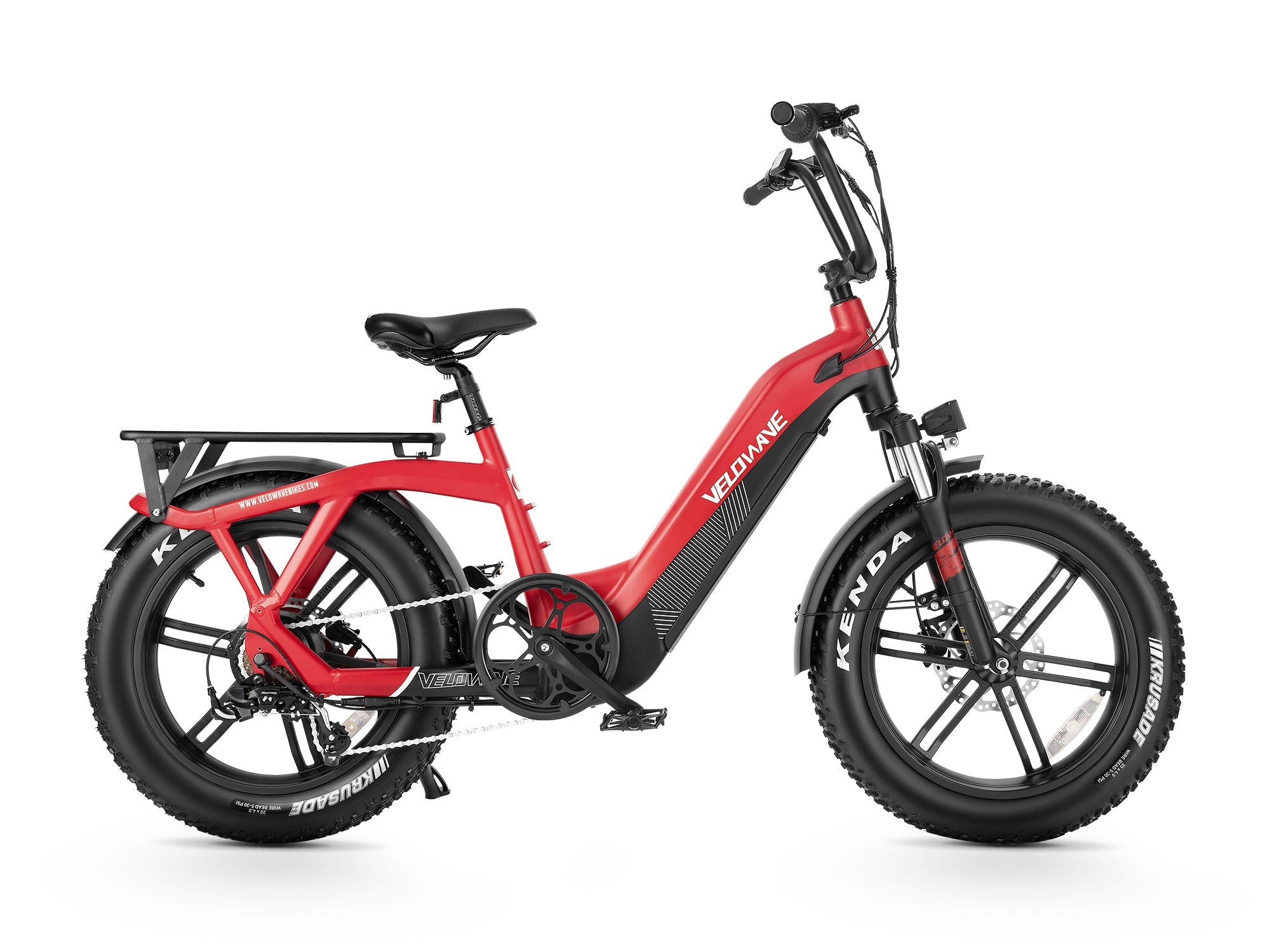 Velowave Pony Compact Step Thru Fat Tire Electric Bike