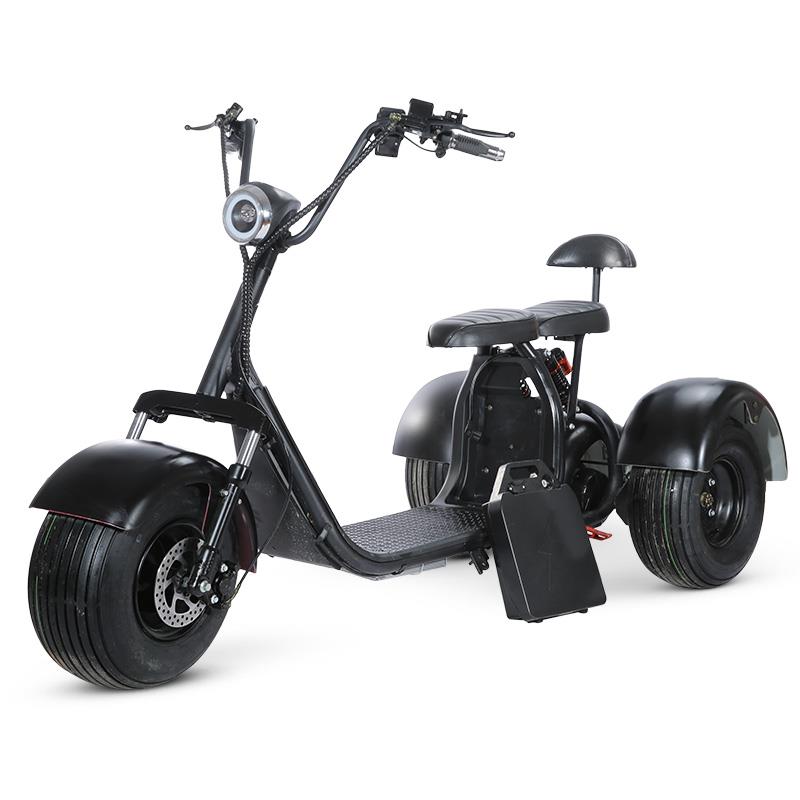SoverSky T7.0 2000W 60V Electric Fat Tire 3-Wheel Trike Scooter