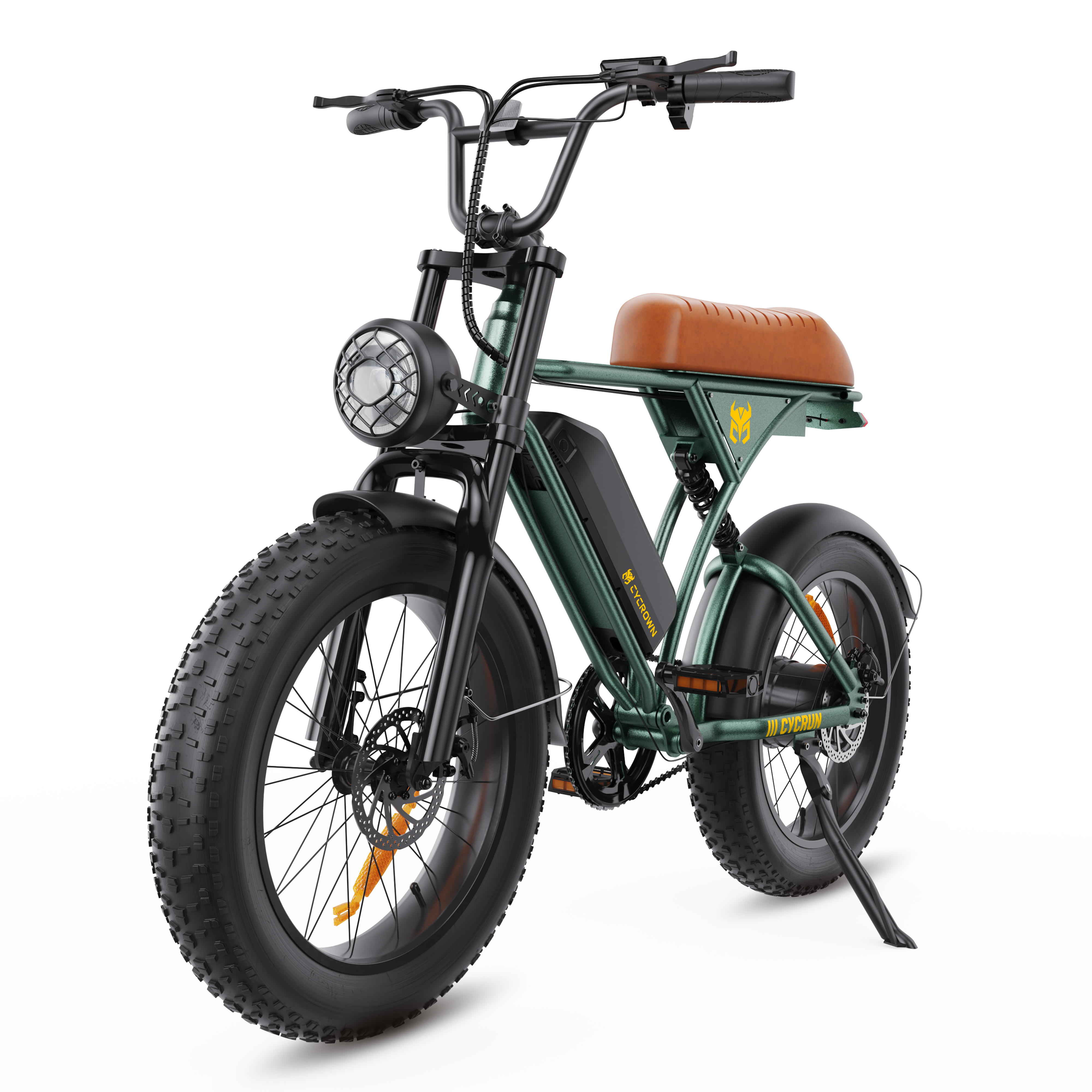 Cycrown CycRun Vintage Moped Electric Bike
