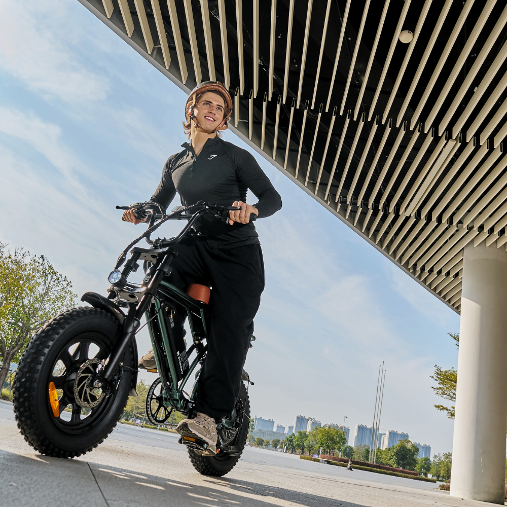 Cycrown Run Mini Vintage Moped Electric Bike