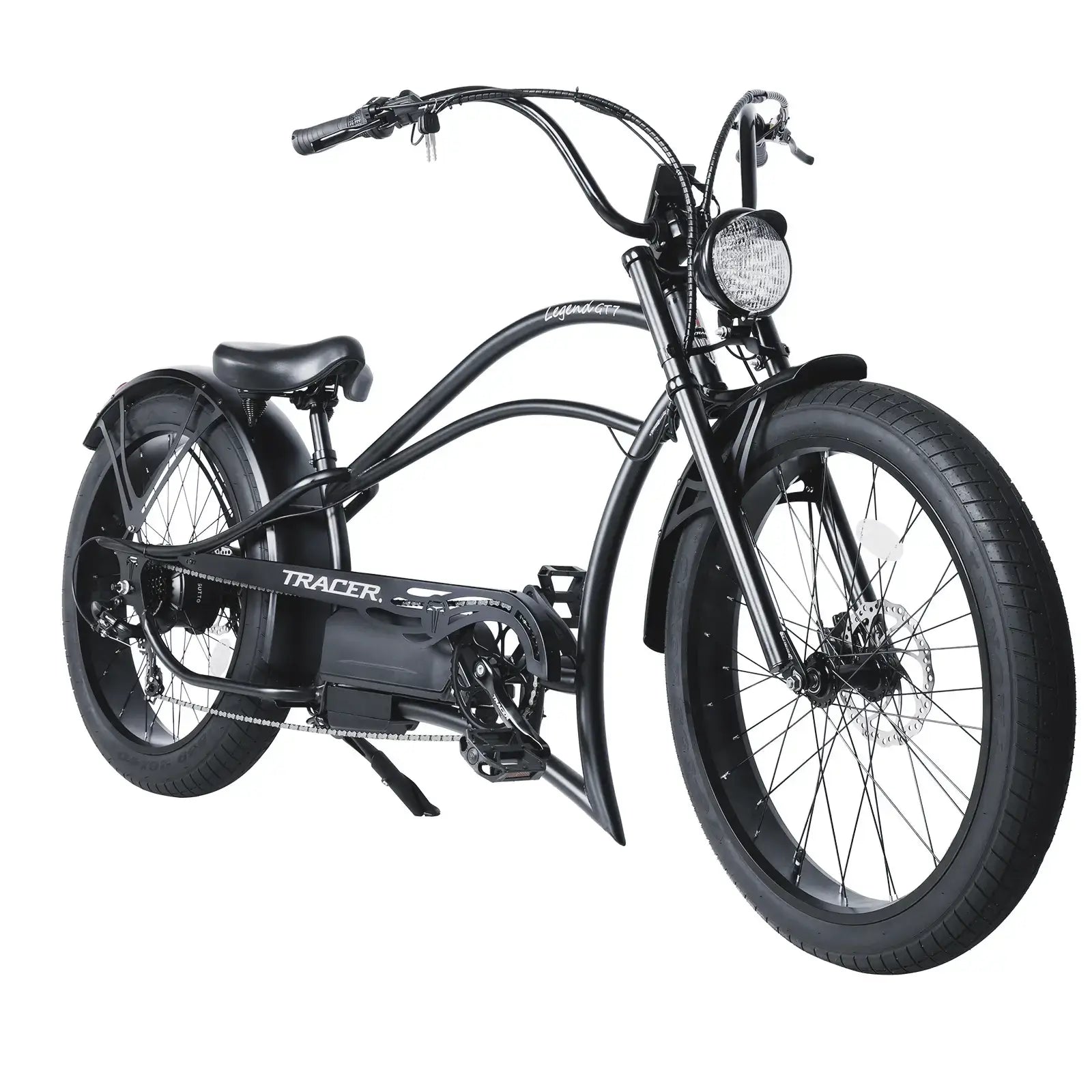 Tracer Legend GT7 1000W Stretch Cruiser Chopper Electric Bike