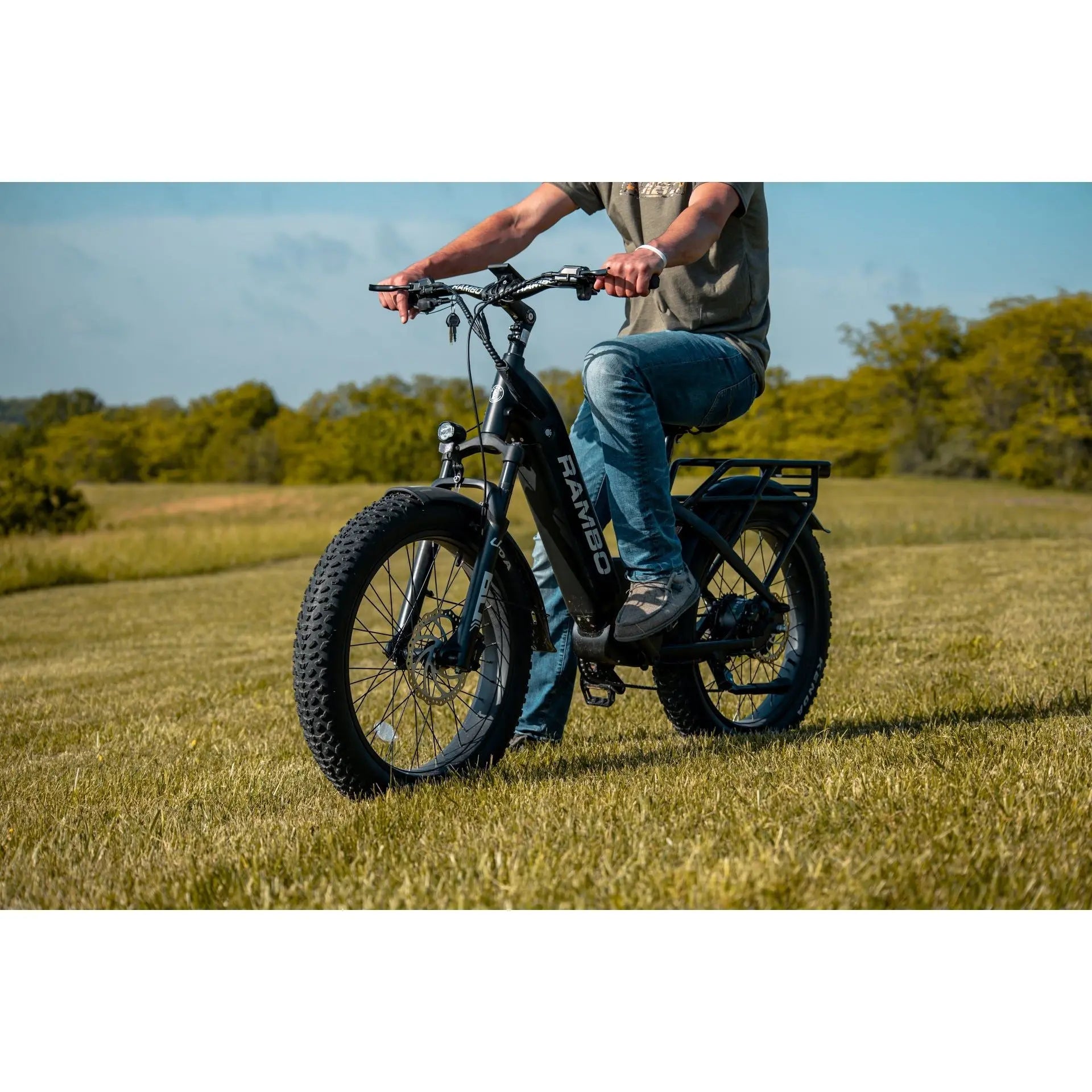 Rambo Savage 2.0 Step-Thru Fat Tire Electric Hunting Bike 