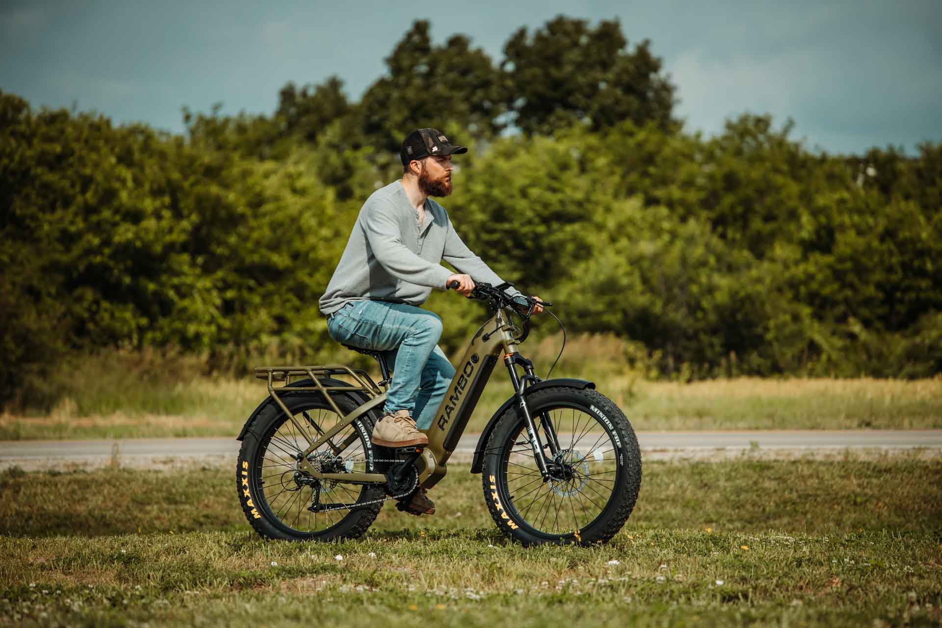 Rambo Rebel 2.0 Mid Drive Electric Hunting Bike