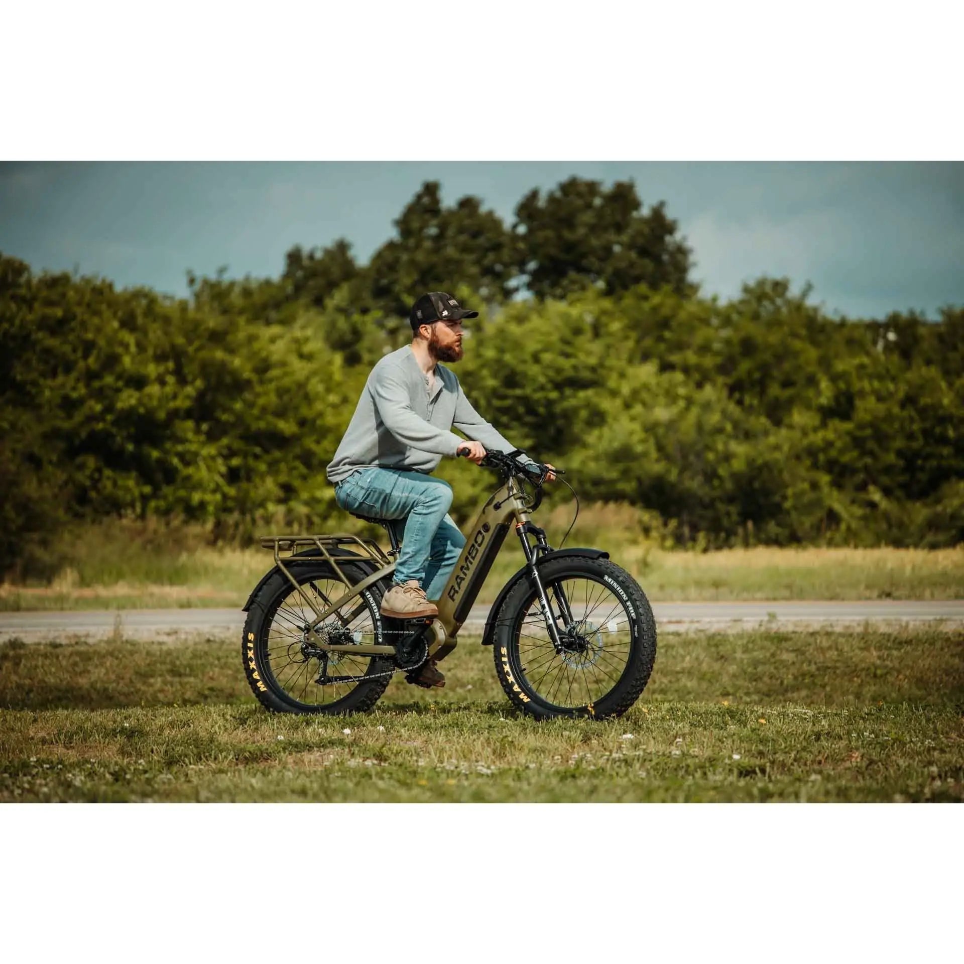 Rambo Rebel 2.0 Mid Drive Electric Hunting Bike 