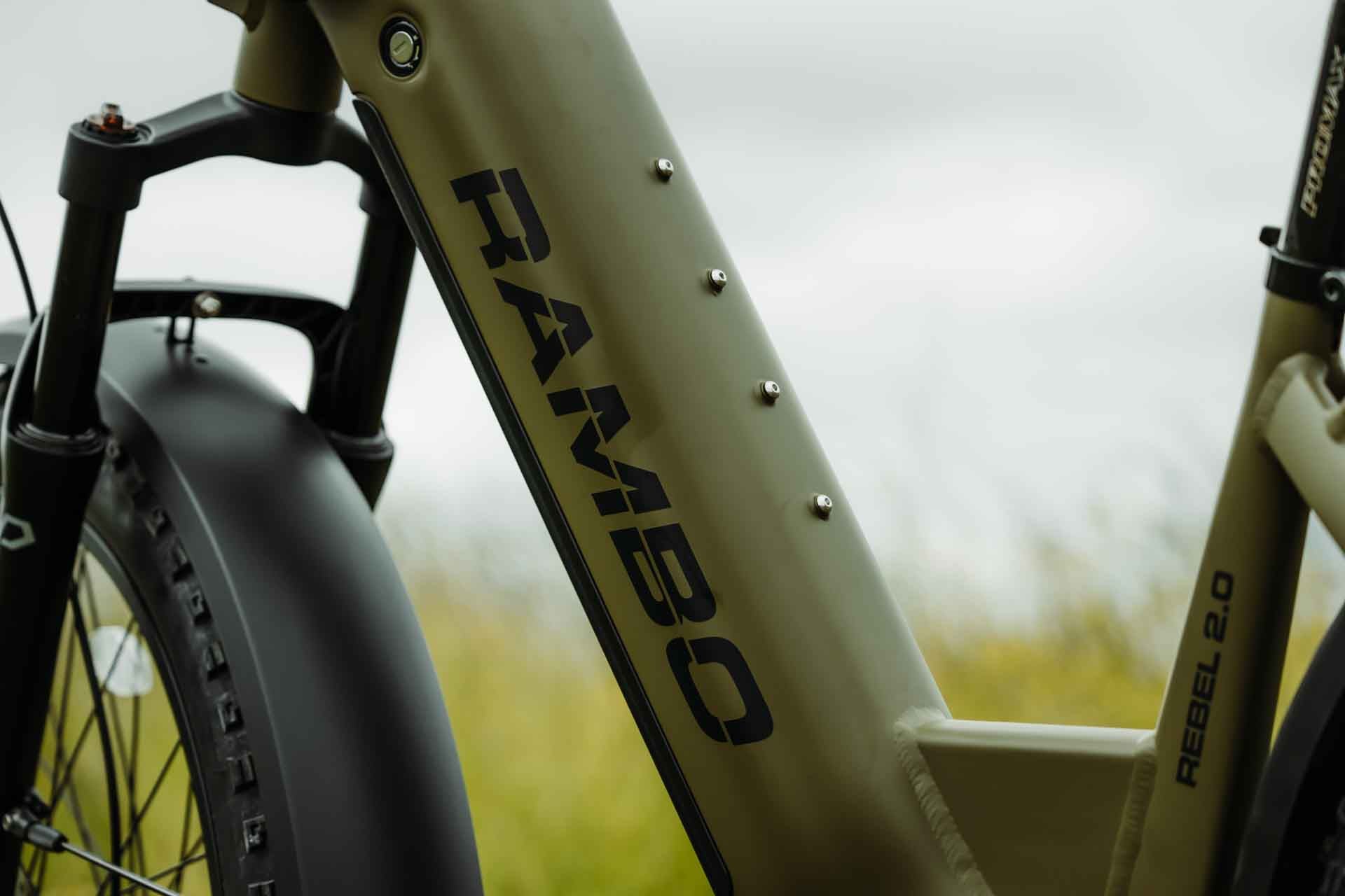 Rambo Rebel 2.0 SS Single Speed Mid Drive Electric Hunting Bike