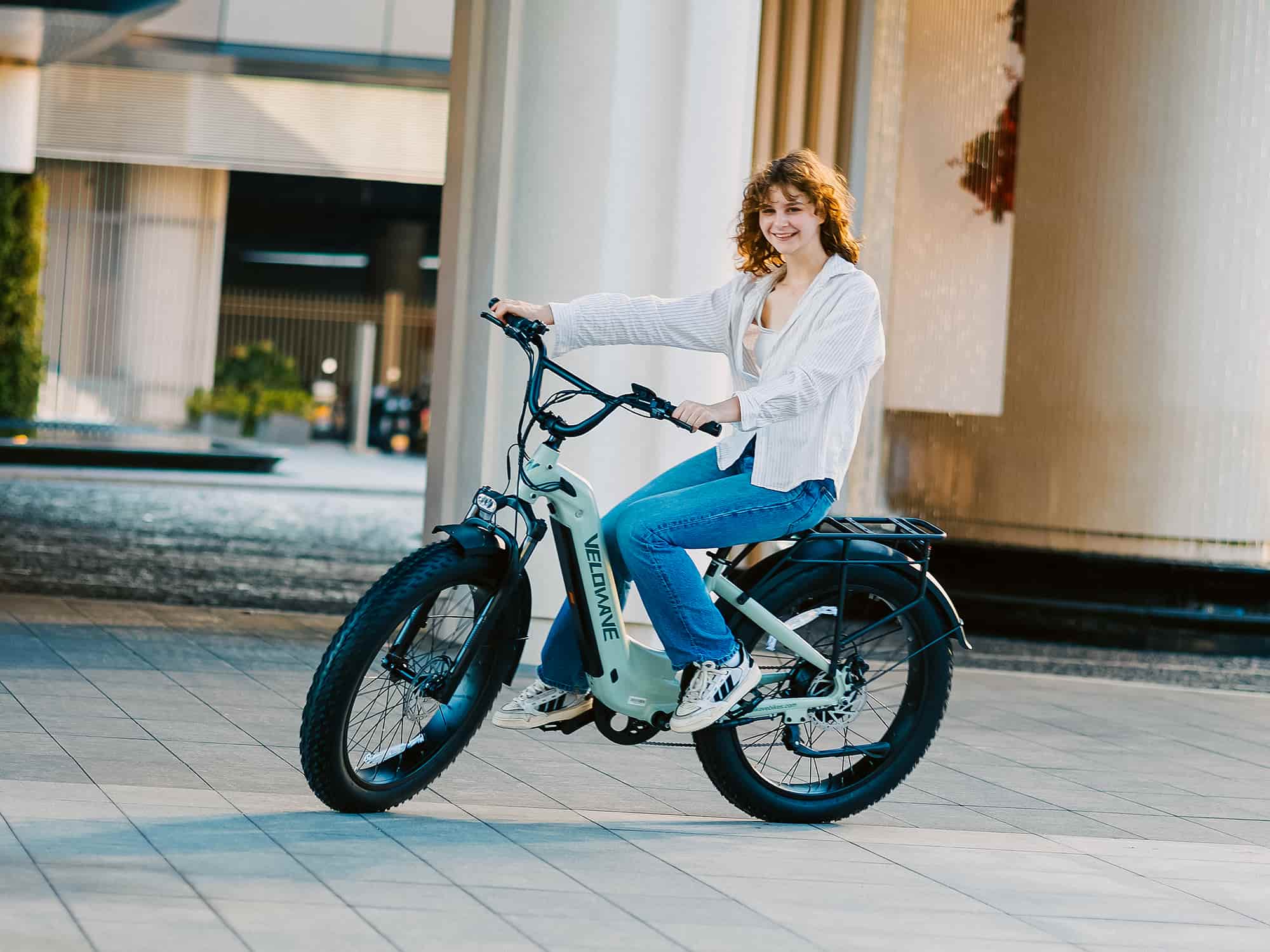 Velowave Ranger 3.0 Step Thru Torque Sensor Fat Tire Electric Bike