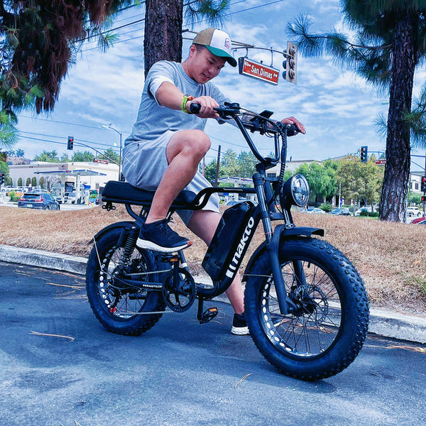 Nakto F2 Fat Tire Full Suspension Electric Bike