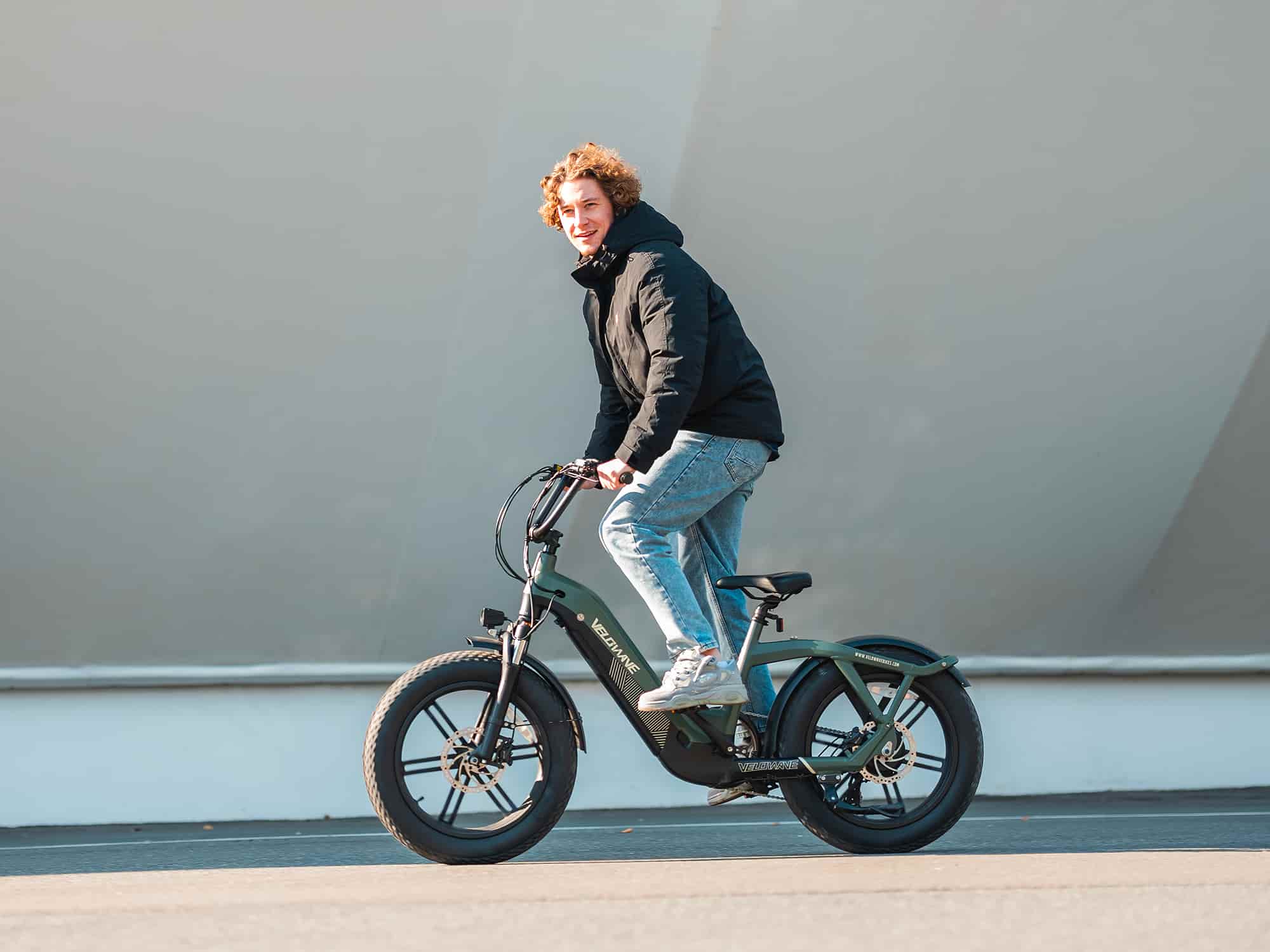Velowave Pony Compact Step Thru Fat Tire Electric Bike