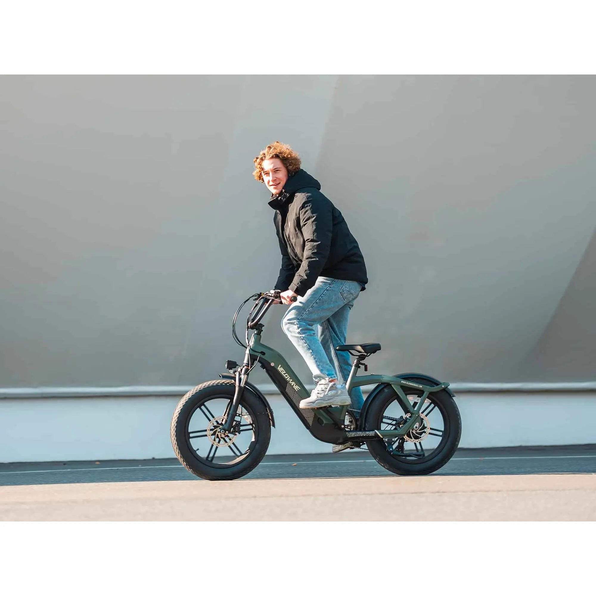 Velowave Pony Compact Step Thru Fat Tire Electric Bike 