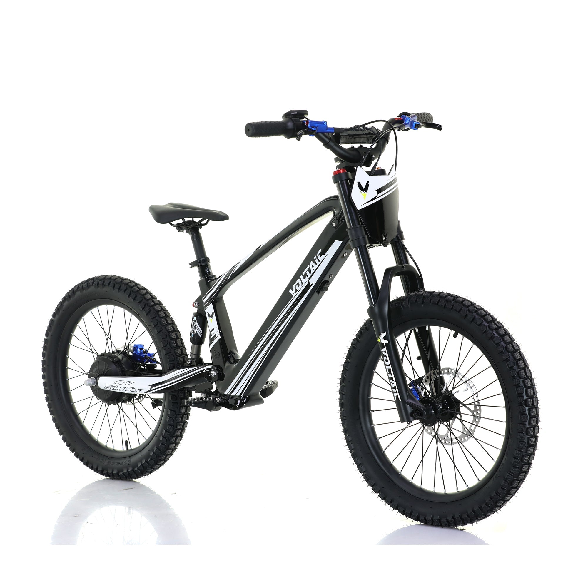 Voltaic Flying Fox 20-Inch 48V Youth Electric Dirt Bike with Hydraulic Brakes