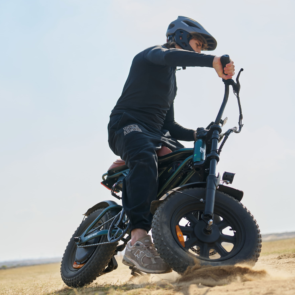 Cycrown Run Mini Vintage Moped Electric Bike