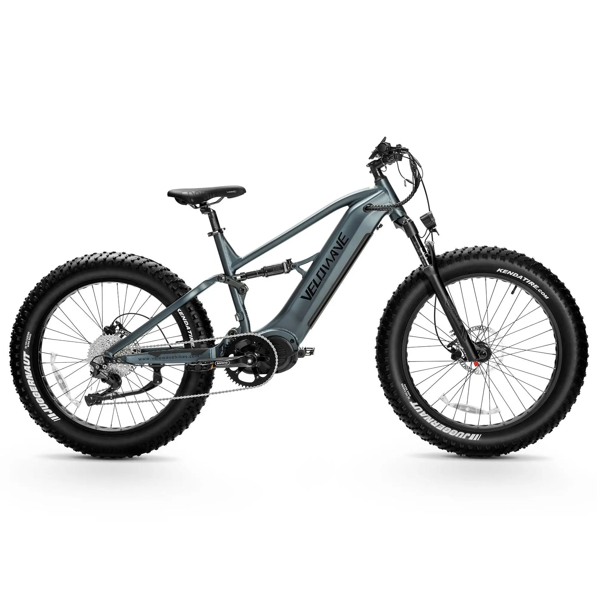 Velowave Brawny XM Full Suspension Electric Mountain Bike 