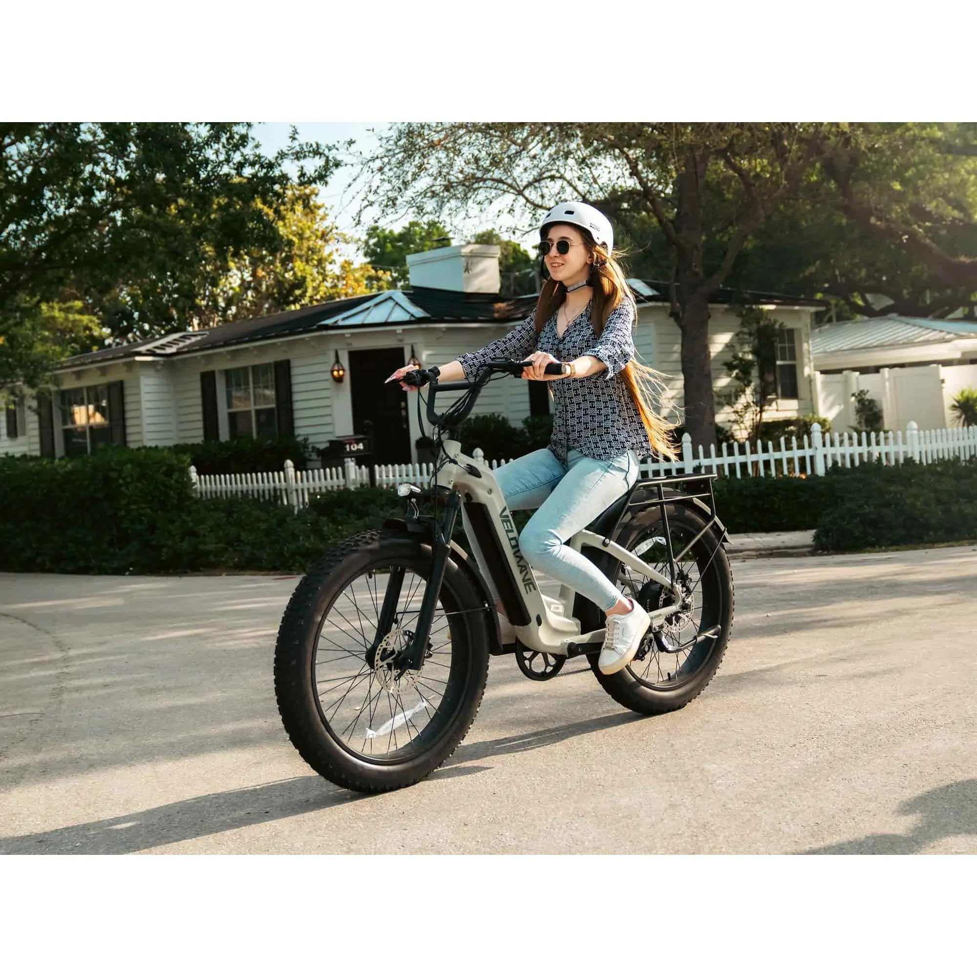 Velowave Ranger 2.0 Step Thru Fat Tire Electric Bike 