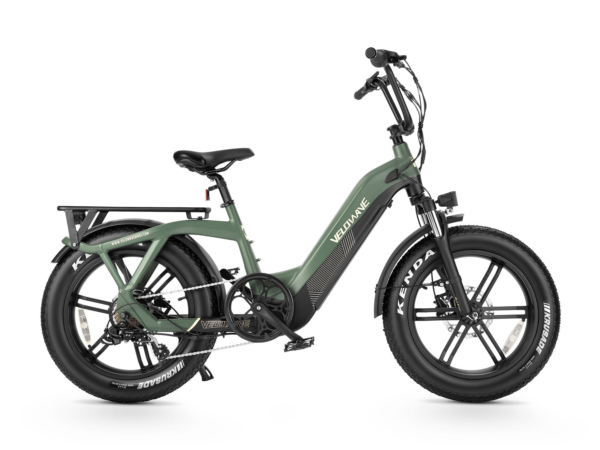 Velowave Pony Compact Step Thru Fat Tire Electric Bike