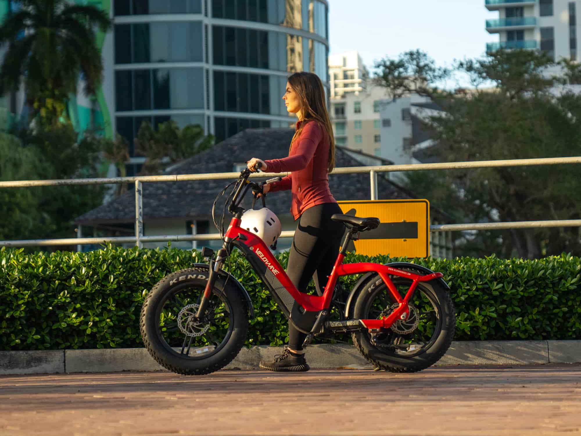 Velowave Pony Compact Step Thru Fat Tire Electric Bike