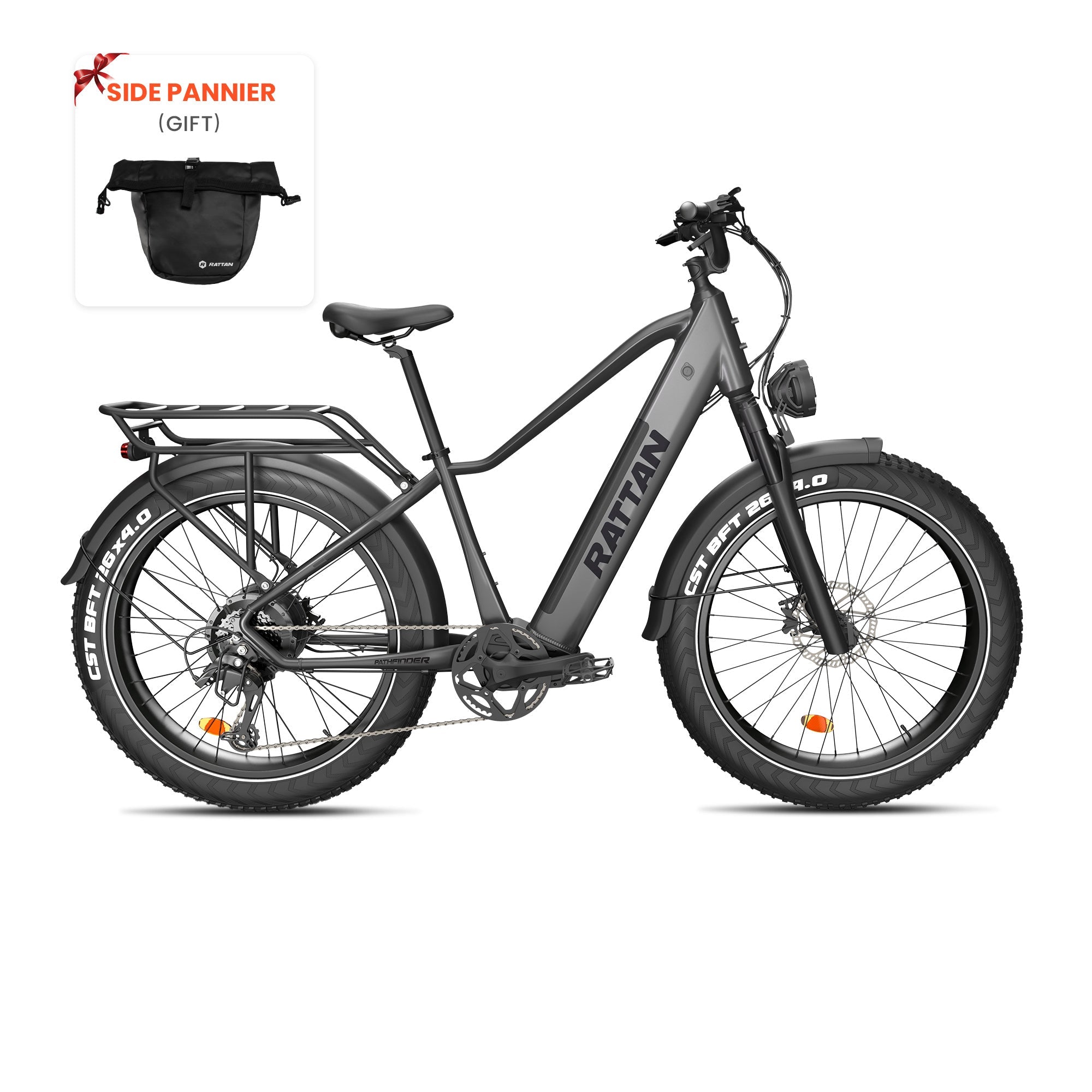 Rattan Pathfinder Fat Tire Electric Mountain Bike