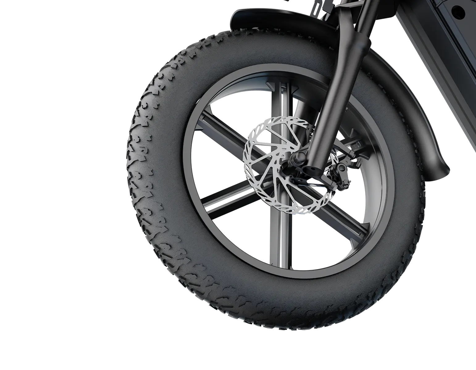 G-Force ZM PRO 1000W 52V Fat Tire Moped-Style Electric Bike
