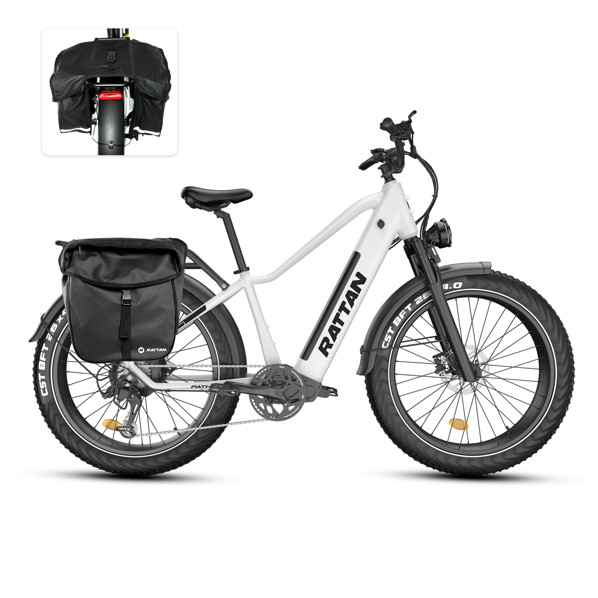 Rattan Pathfinder Fat Tire Electric Mountain Bike